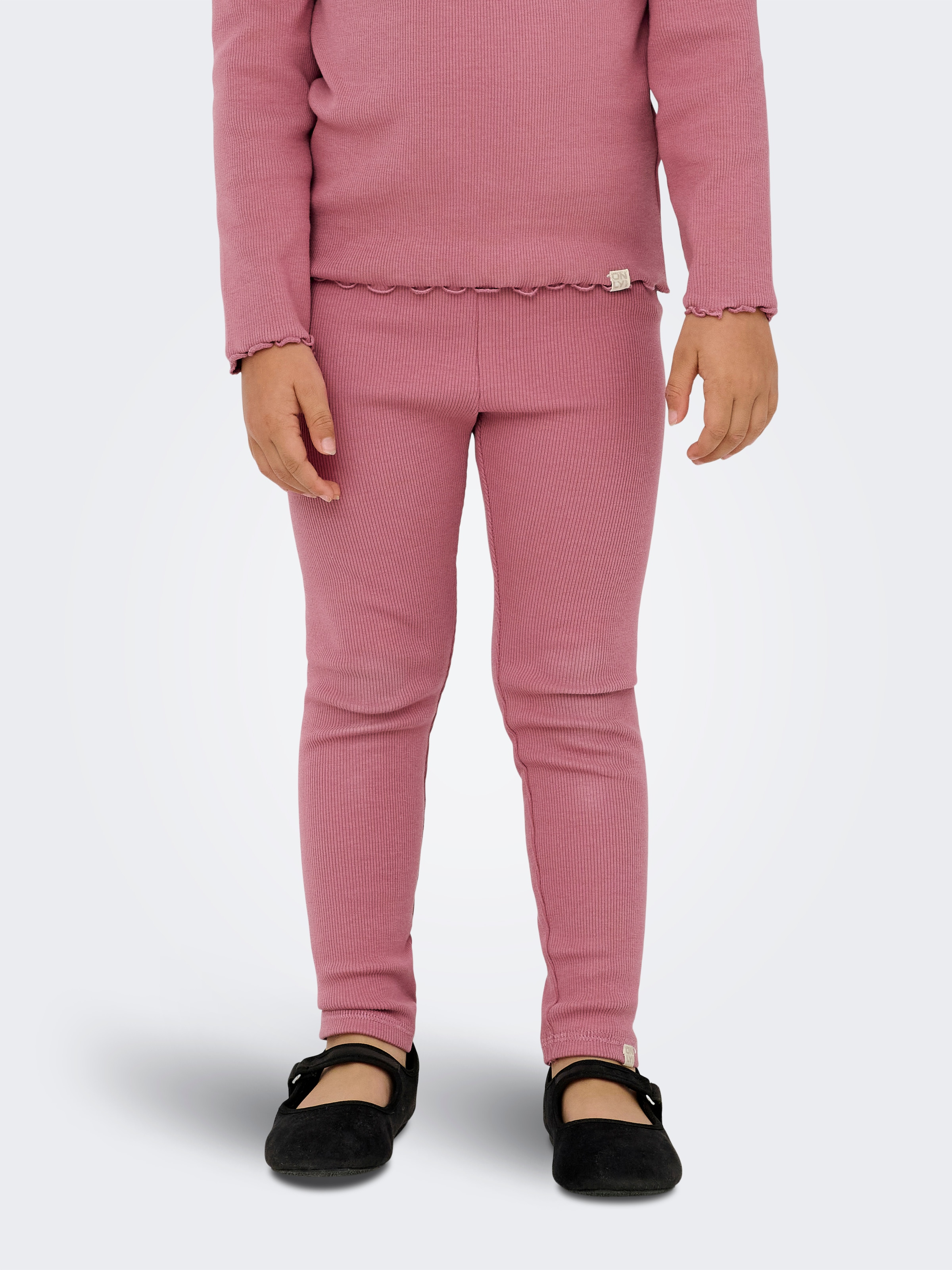 Image of KIDS ONLY Leggings "KMGTRINNY SOLID LEGGING JRS NOOS" Baumwollmischung, figurbetont