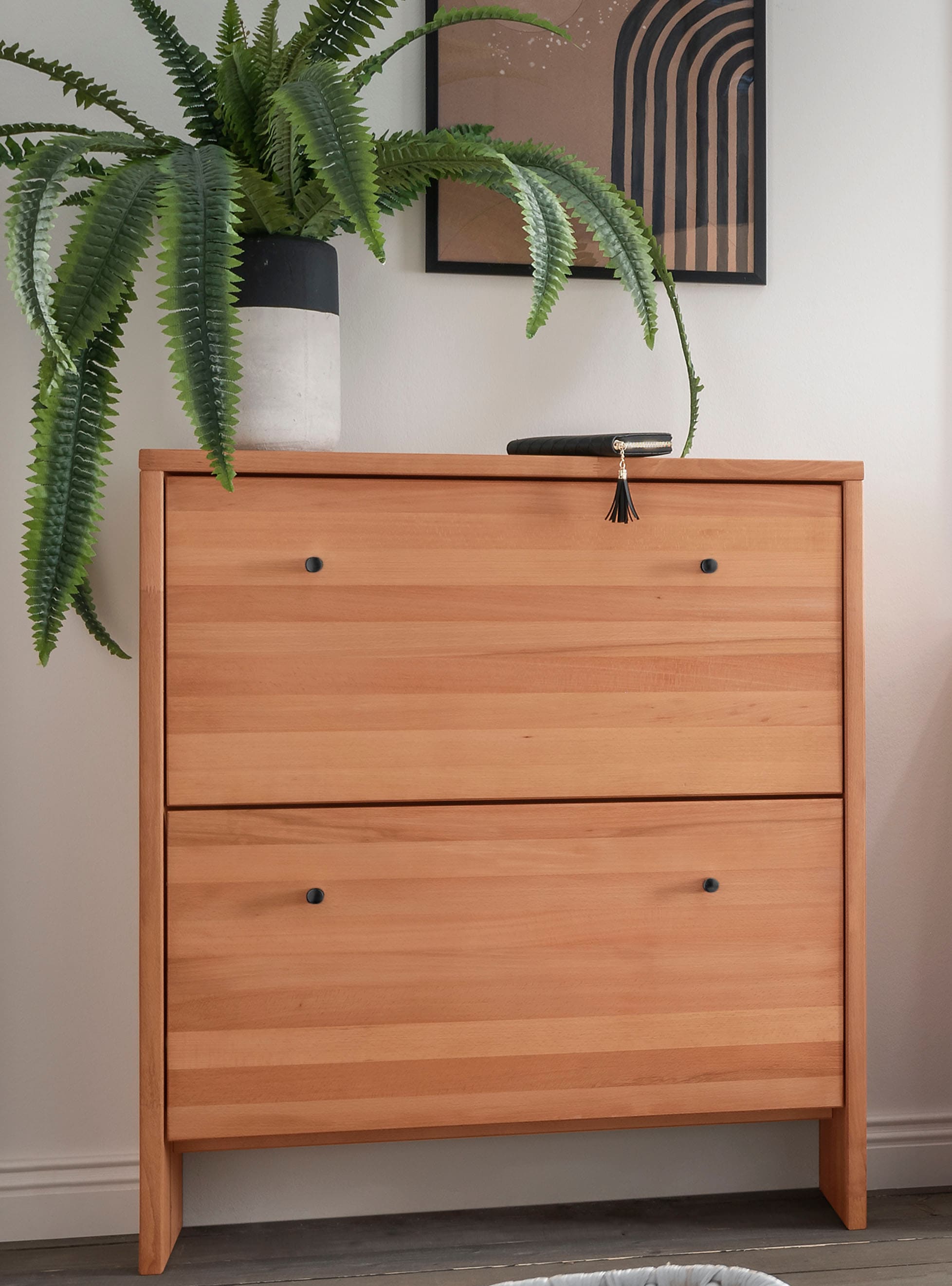 Home affaire Kombikommode »Dura Kommode Schrank Schuhschrank« aus FSC®-zertifizierten Massivholz, Breite 82 cm