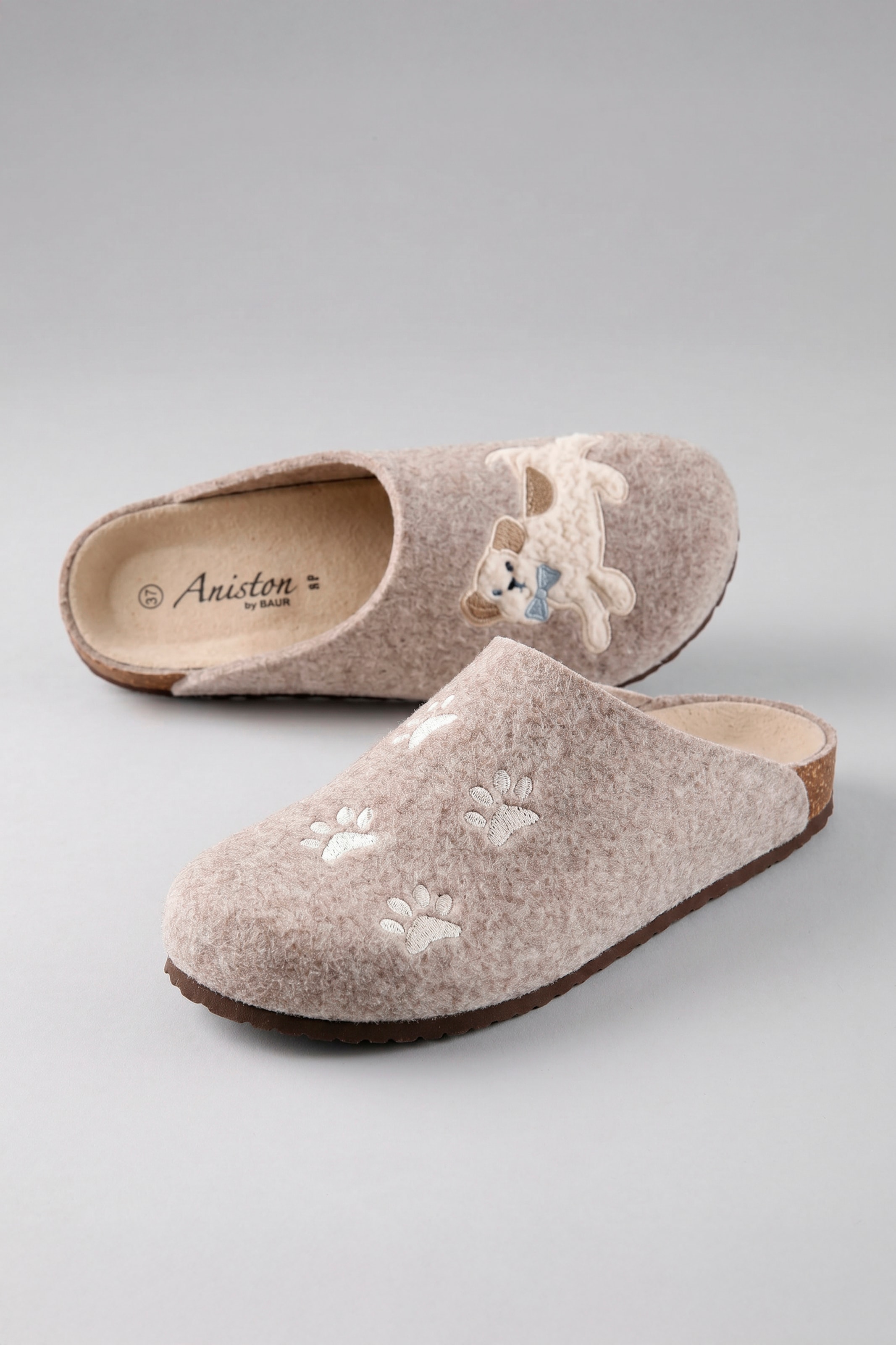 Image of Aniston SHOES Clog Hausschuh, Homeslipper, Schlupfschuh mit Stickerei - NEUE KOLLEKTION