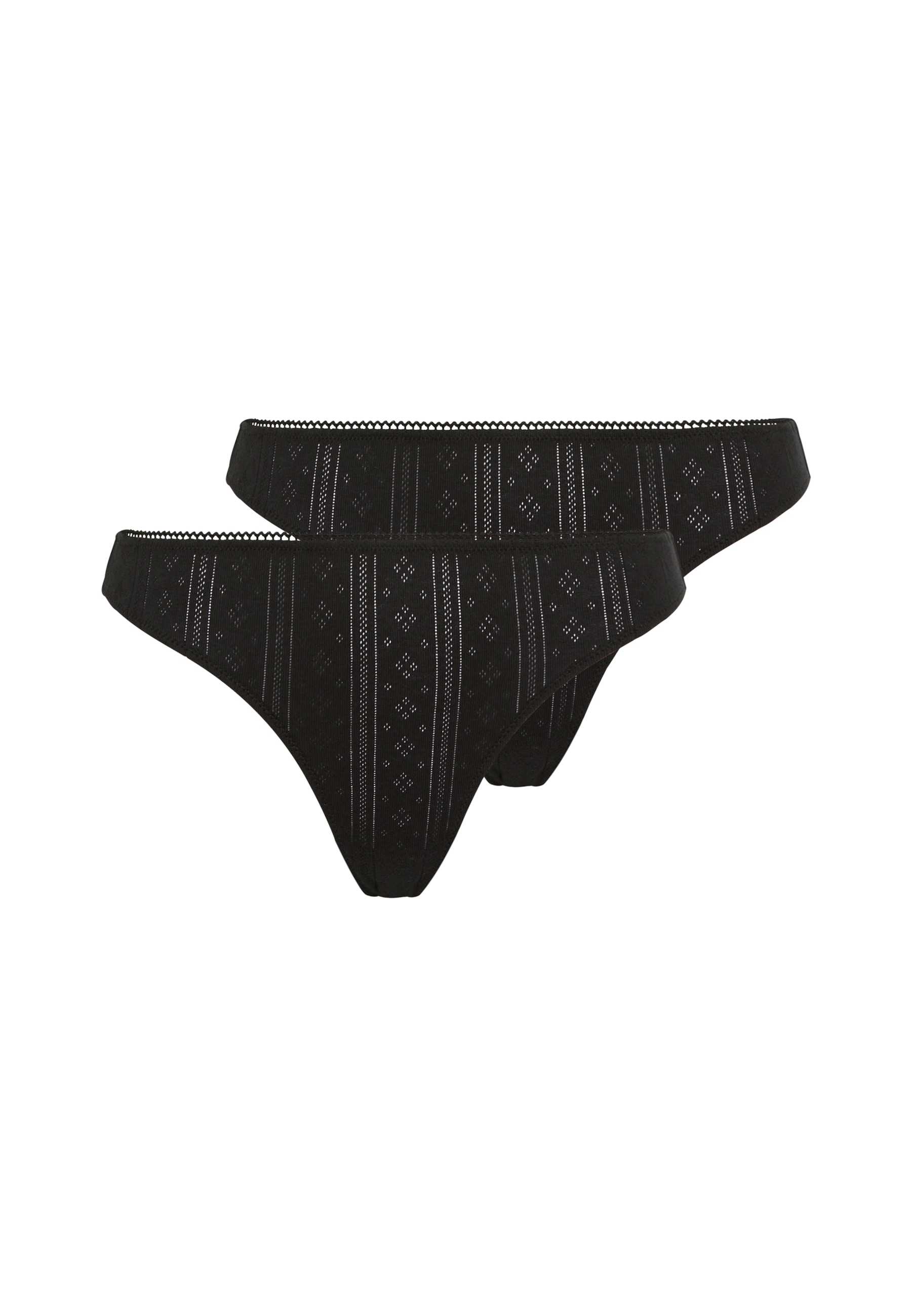 LSCN by LASCANA String 2er Pack,  in schöner Pointelle-Qualtiät