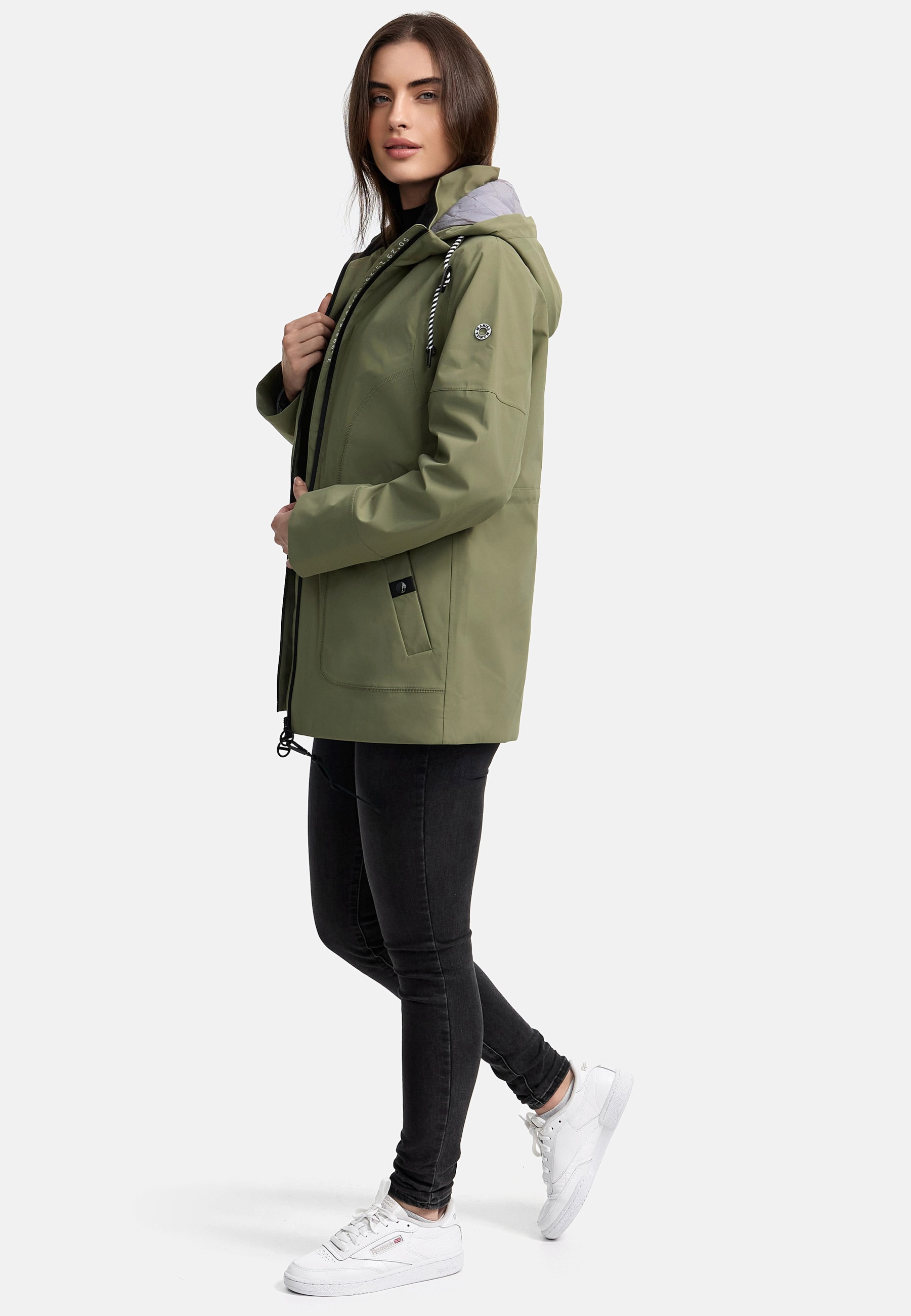 MANISA Regenjacke, mit Kapuze, mit abnehmbarer Kapuze