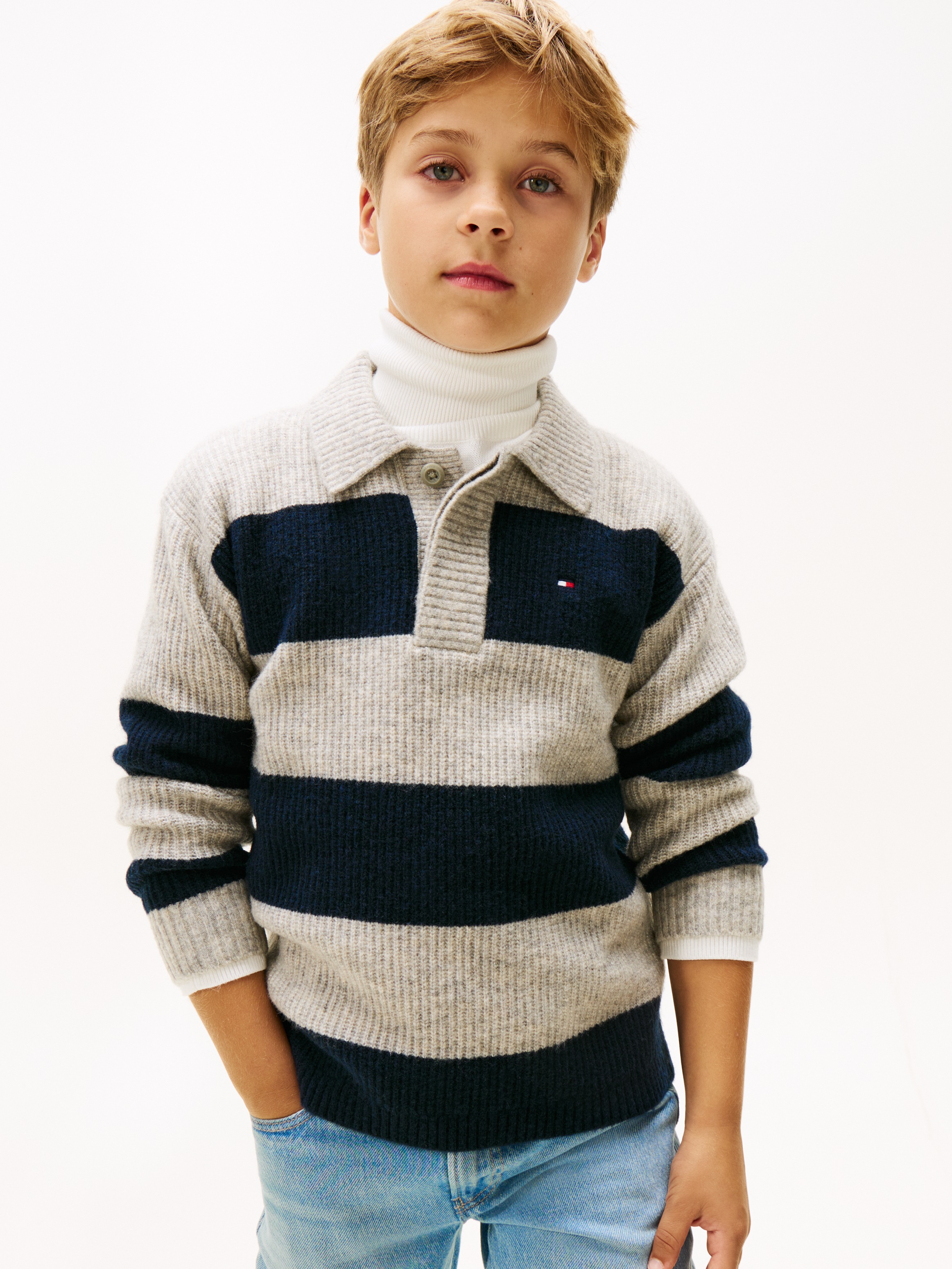 Image of Tommy Hilfiger Strickpullover Regular fit, für Kinder bis 16 Jahre