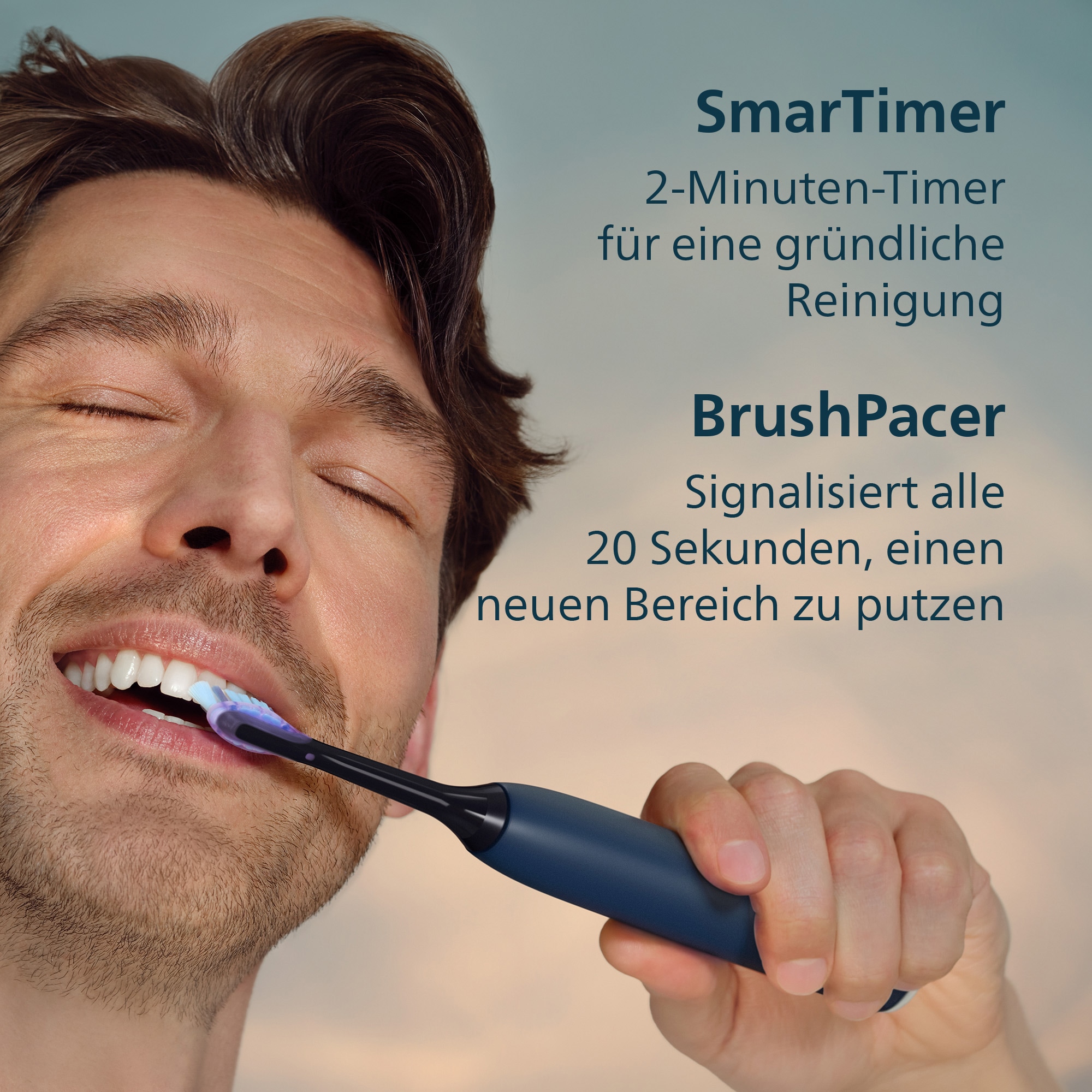 Philips Sonicare Brosse à dents électrique »Series 7100 HX7423/08« 4 cuis Aufsteckbürsten mit visueller Andruckkontrolle, 4 Putzmodi und 3 Intensitätsstufen