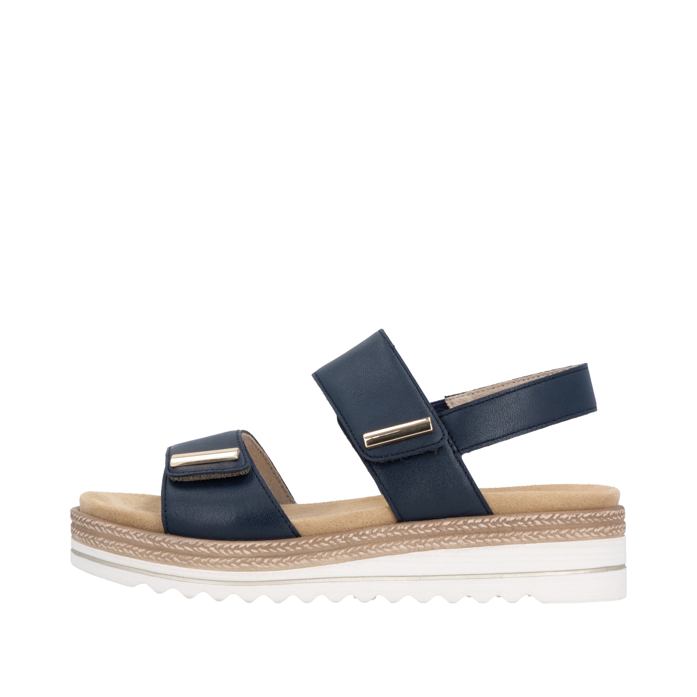 Remonte Sandales compensées  sandale à brides, chaussure confortable avec éléments décoratifs