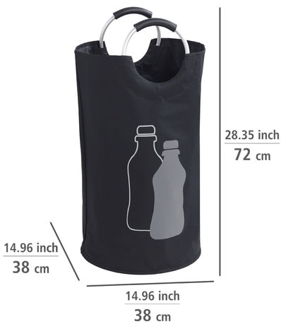 WENKO Flaschensammler »Jumbo«, (1 St.), Polyestergewebe, Multifunktionstasche, 69 Liter