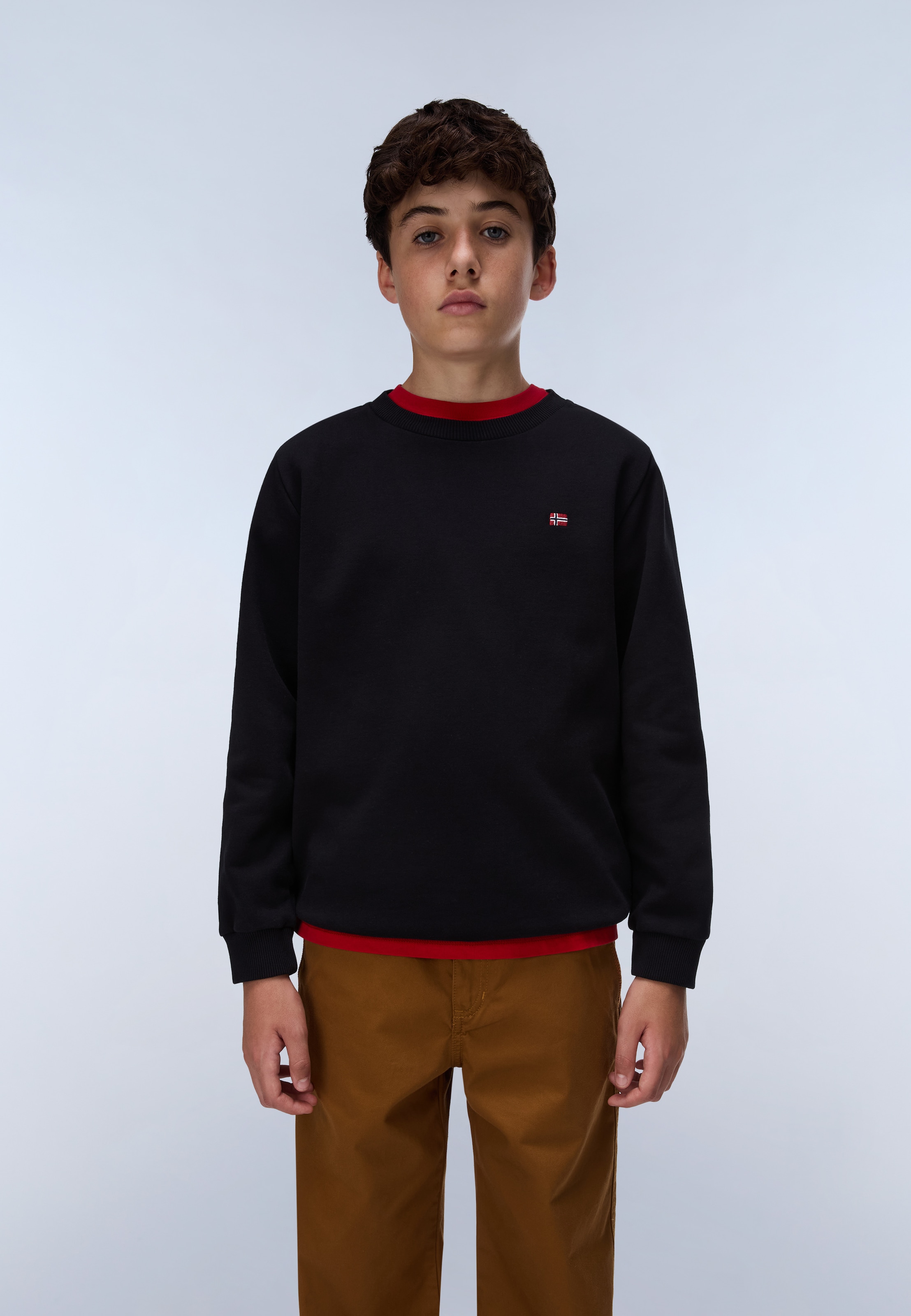 Napapijri Sweat-shirt , modèle sweat-shirt classique, en coton et polyester
