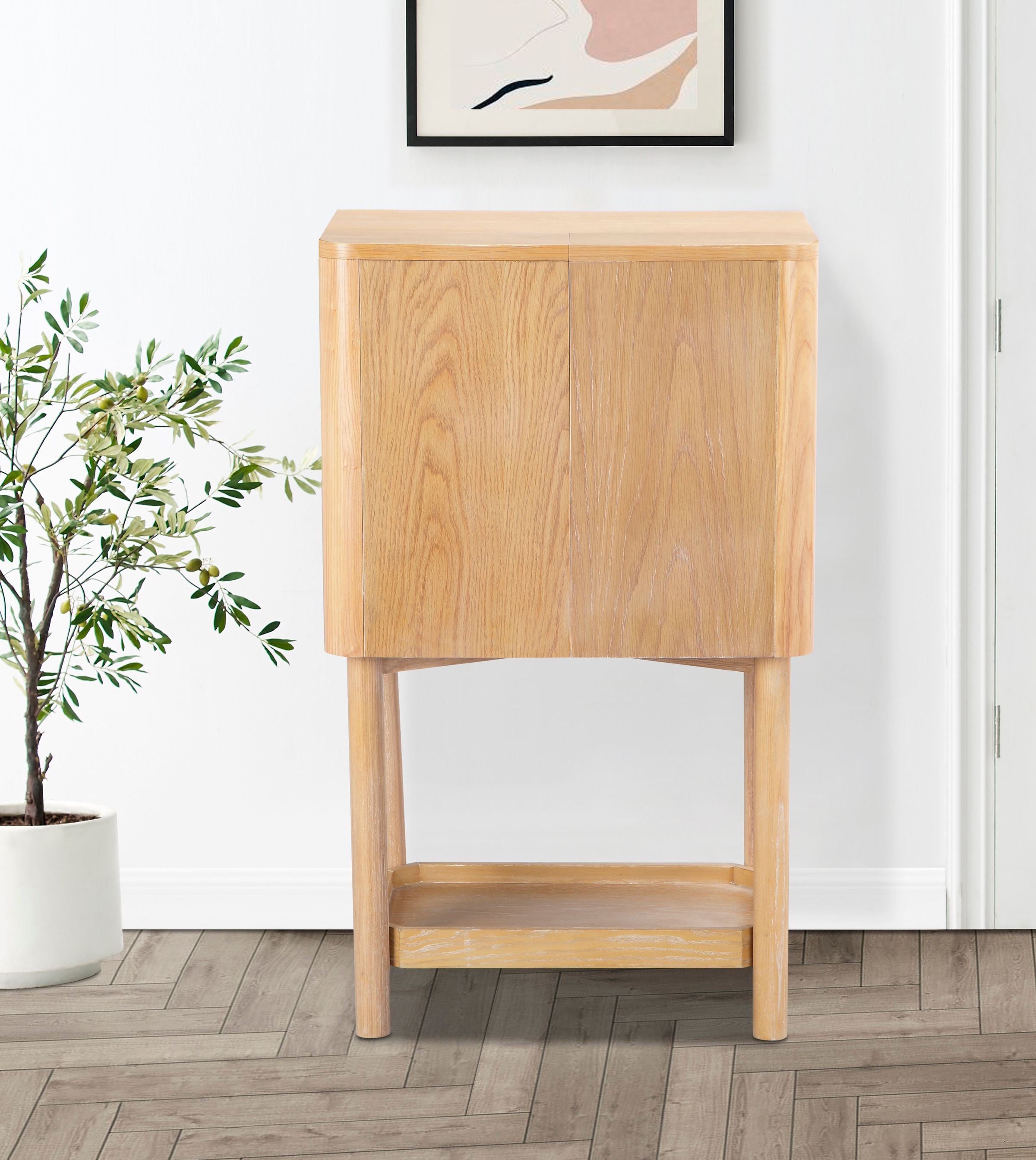 Image of andas Barschrank »Jenson«, Verspiegelte Innenseite, viel Stauraum bei Ackermann Versand Schweiz