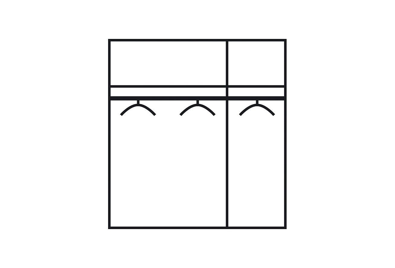 Wimex Schwebetürenschrank »Easy«, mit Teilglas