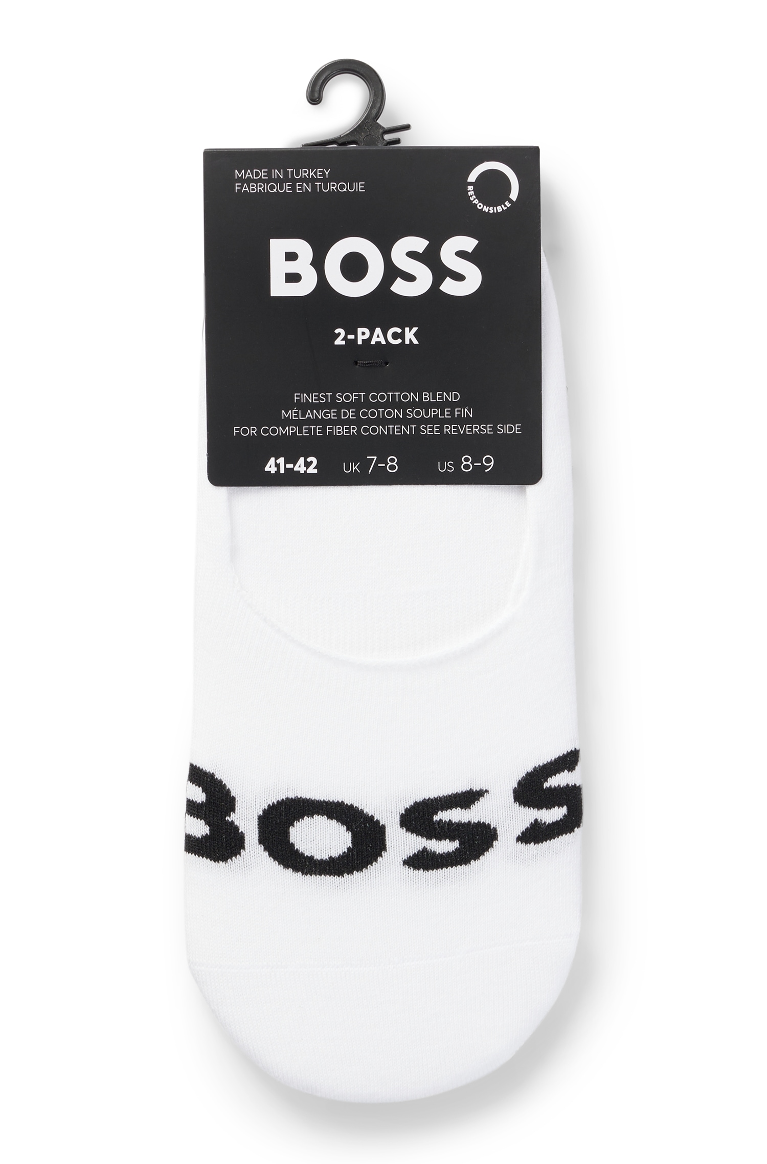 BOSS Businesssocken »2P SL Uni Logo CC«, (Packung, 2 Paar, 2er), mit BOSS Schriftzug
