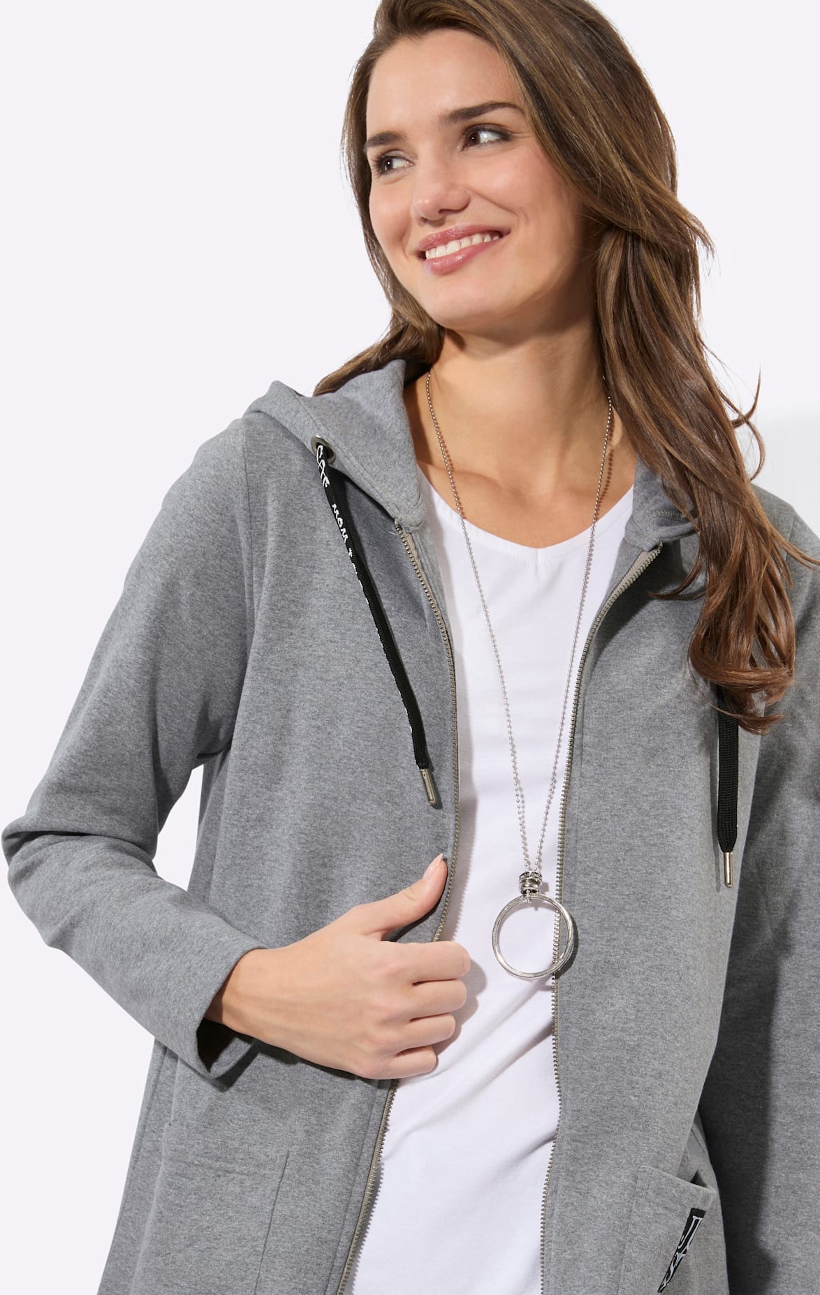 Inspirationen Veste chemise »Sweatjacke« 1