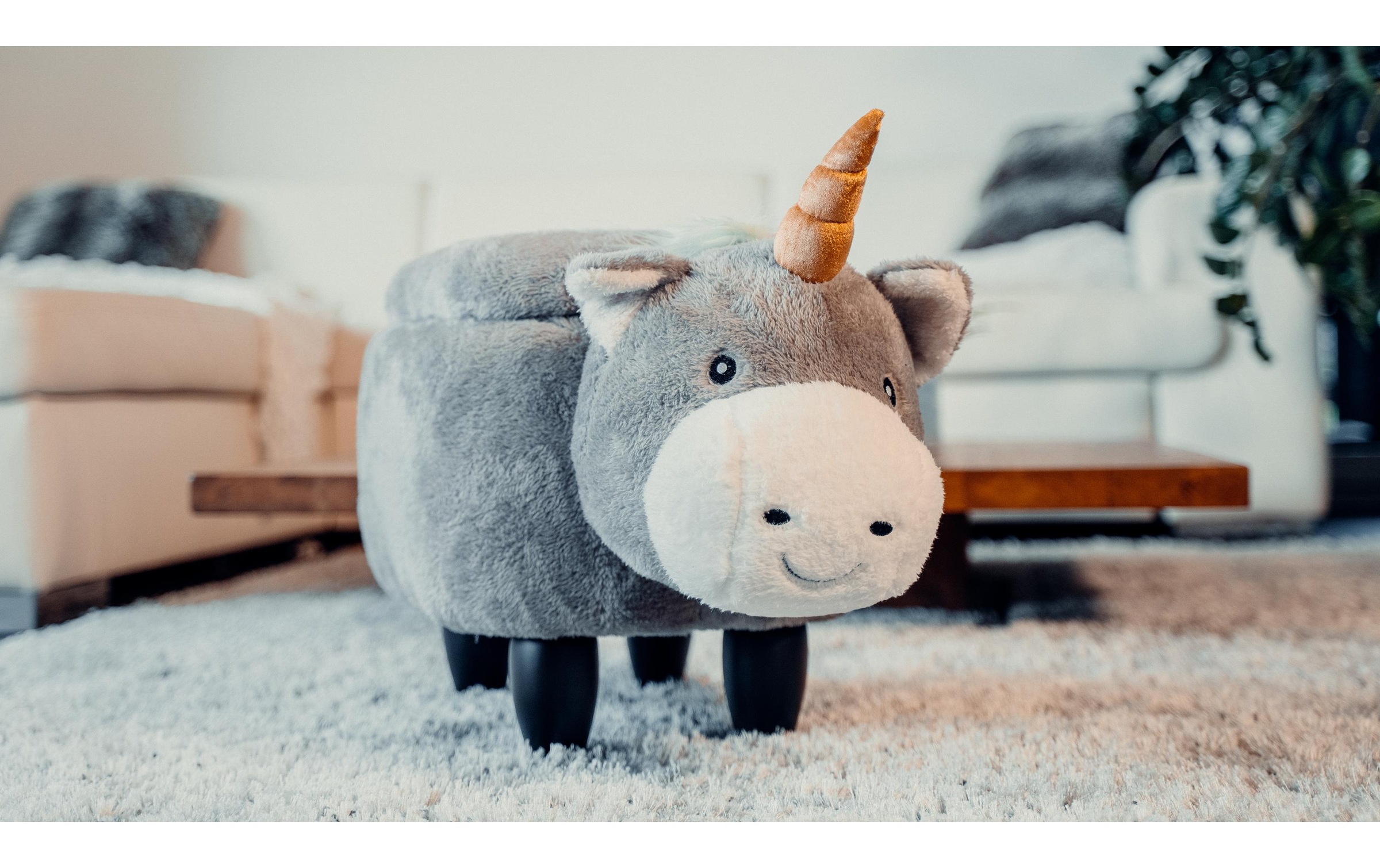 Hocker »zoosy Einhorn Enea Grau«