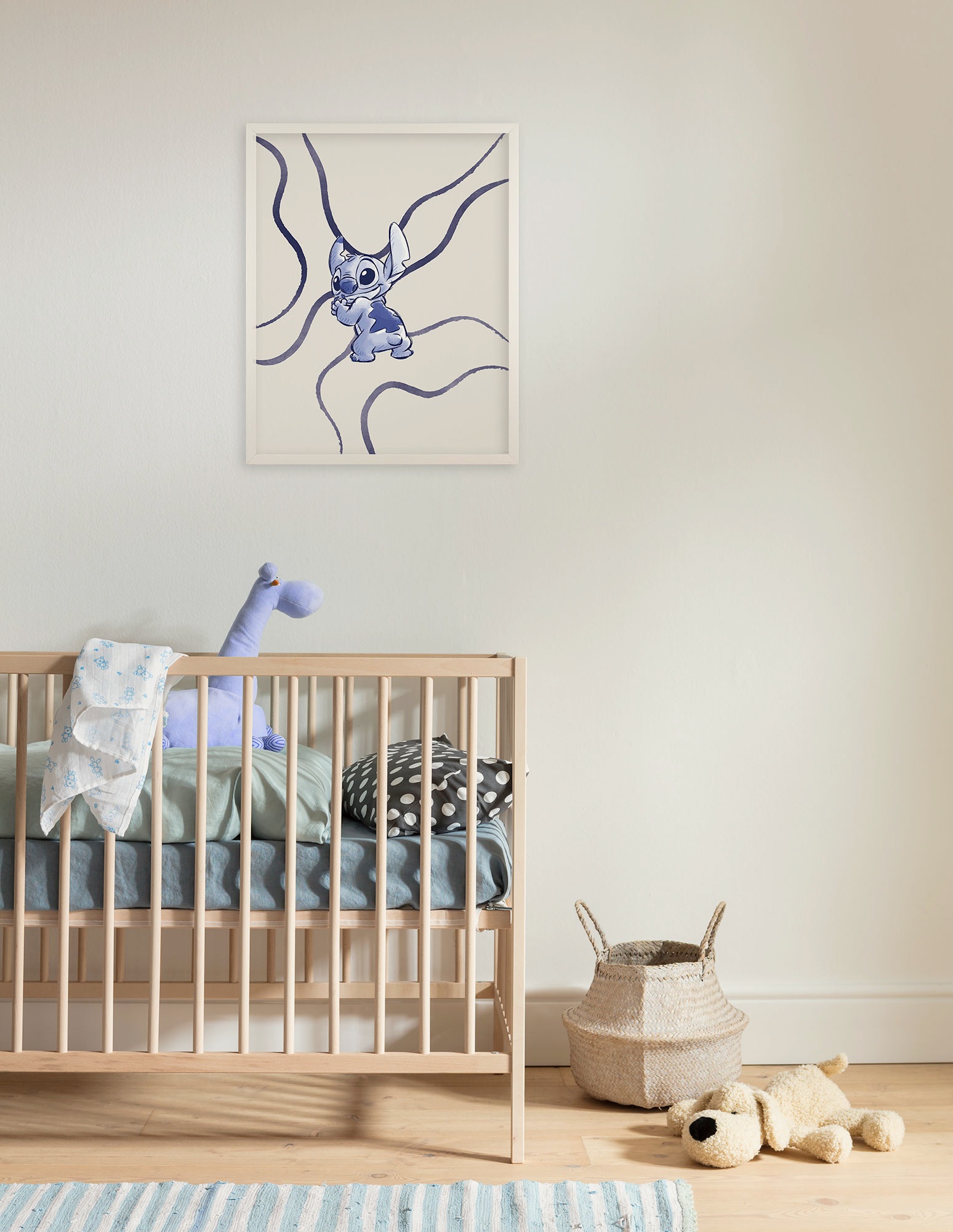 Image of Komar Wandbild "Disney Lilo and Stitch Brave and Wild" Disney Set, 1 Stk. tlg. 30 x 40 cm (Breite x Höhe) - Kinderzimmer, Dekoration