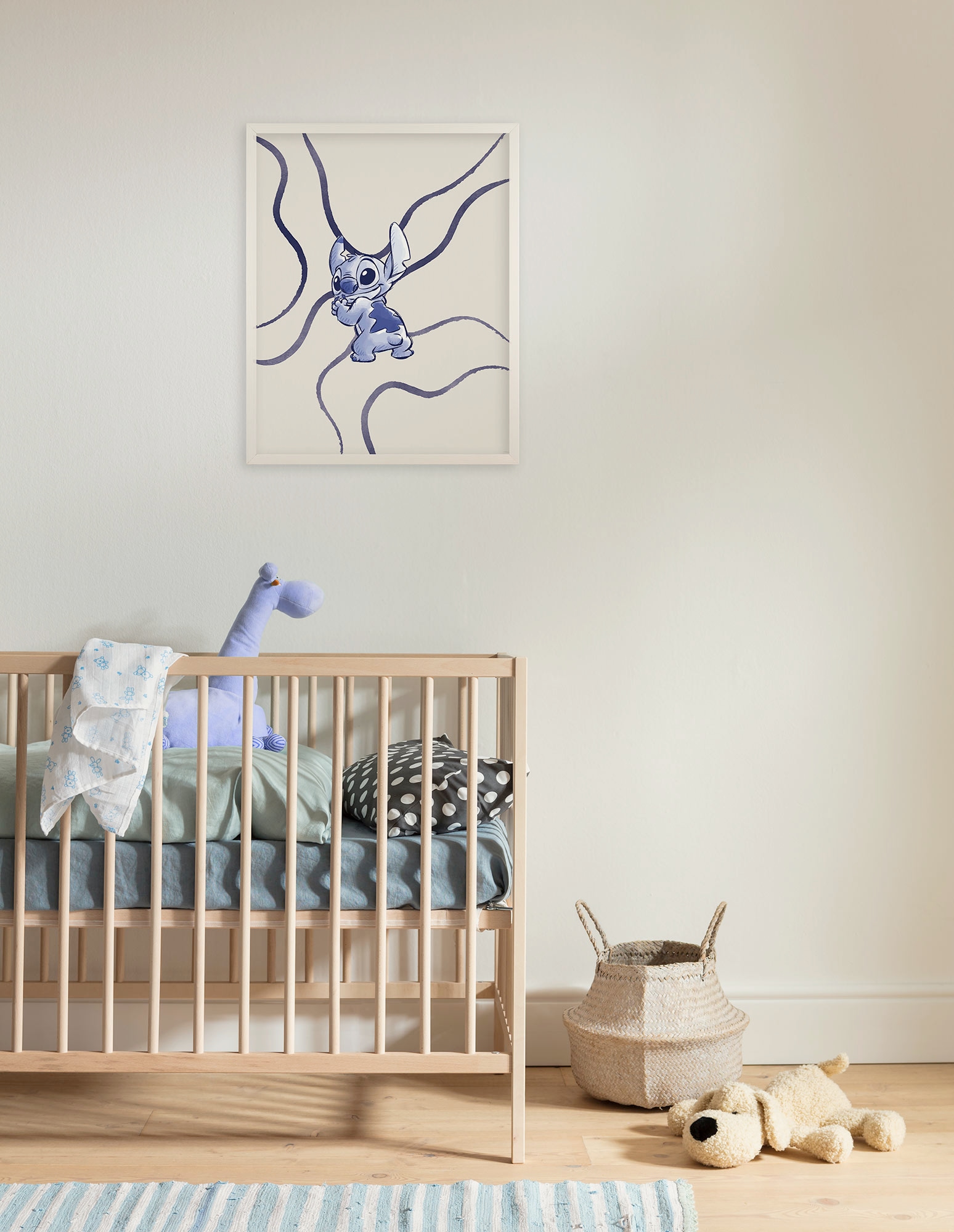 Image of Komar Wandbild "Disney Lilo and Stitch Brave and Wild" Disney Set, 1 Stk. tlg. 50 x 70 cm (Breite x Höhe) - Kinderzimmer, Dekoration