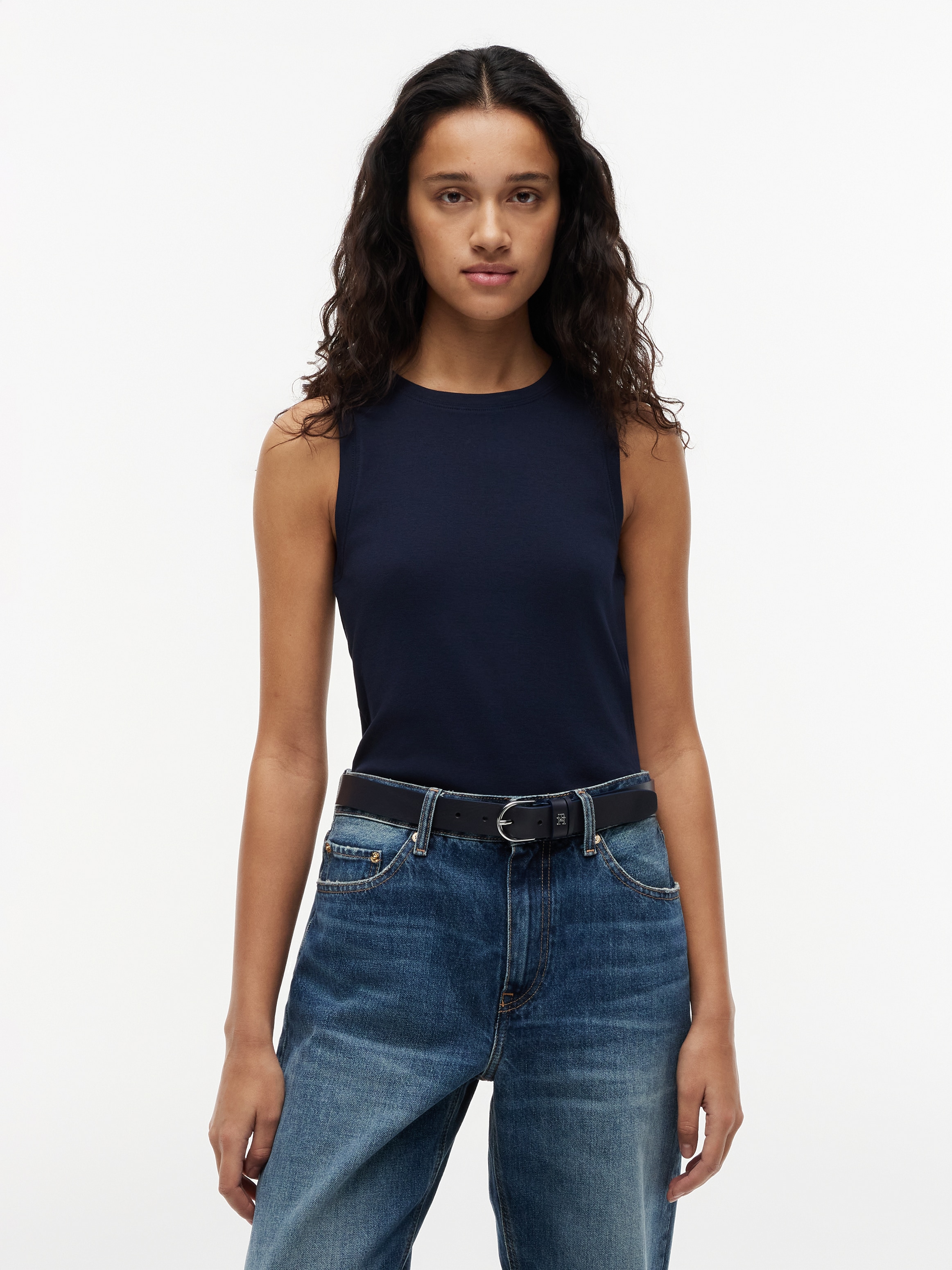 Tommy Hilfiger Débardeur »MULTISTRIPE TANK TOP« Coton