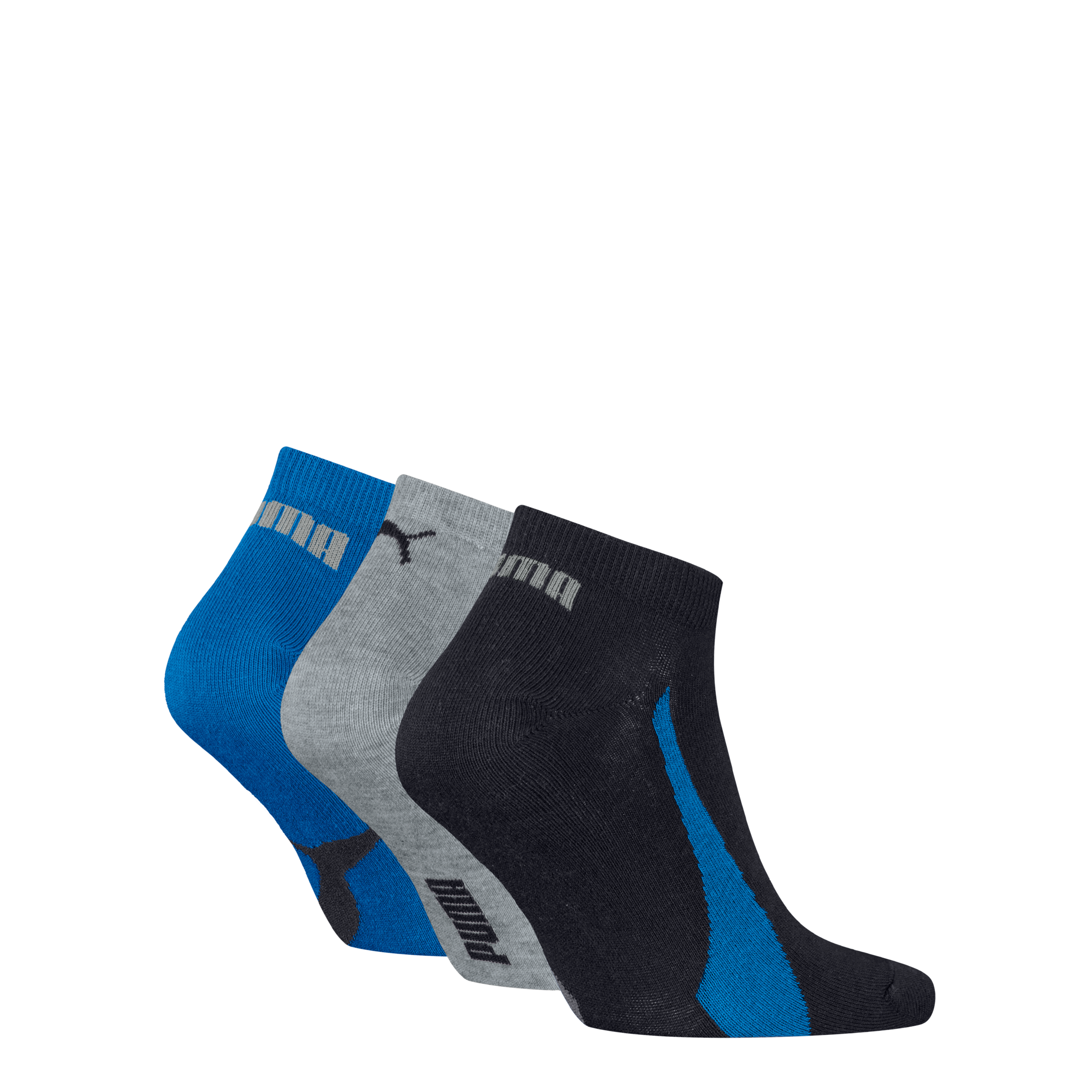 PUMA Chaussettes de baskets »PUMA UNISEX LIFESTYLE SNEAKERS 3P« 3 Couple tlg. Flache Zehennaht, Rippenbündchen