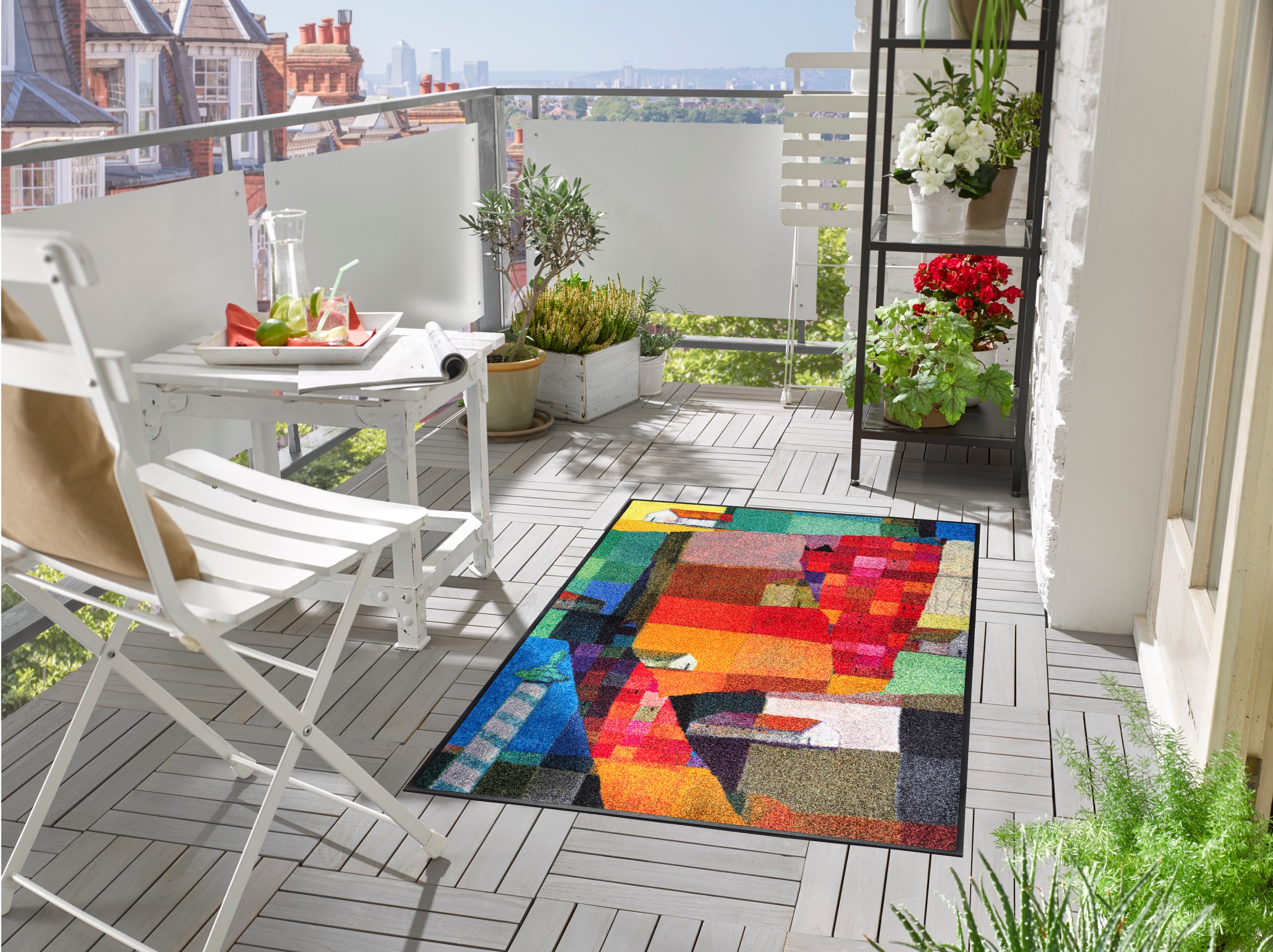 wash+dry by Kleen-Tex Tapis »Venetien« Rectangulaire 7 mm Höhe rutschhemmend, In- und Outdoor geeignet, waschbar