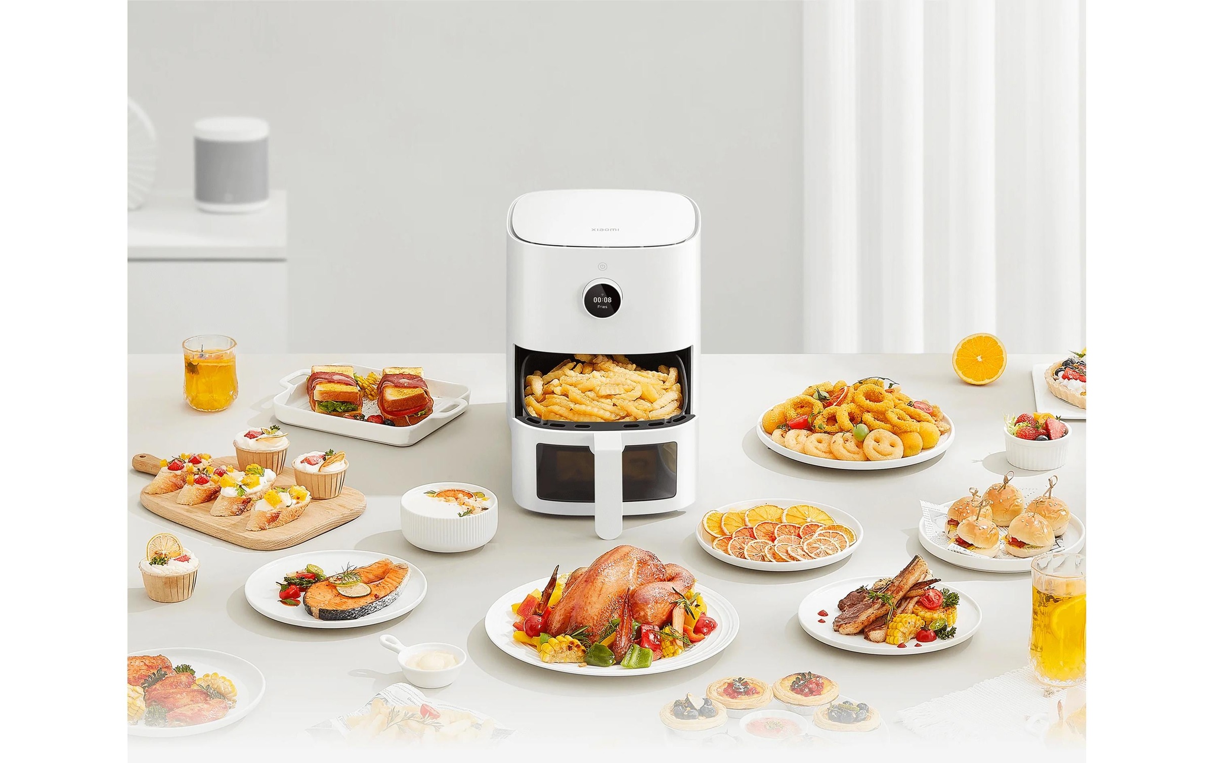 Xiaomi Heissluftfritteuse »Smart Air Fryer Pro 4 l, Weiss«, 1600 W