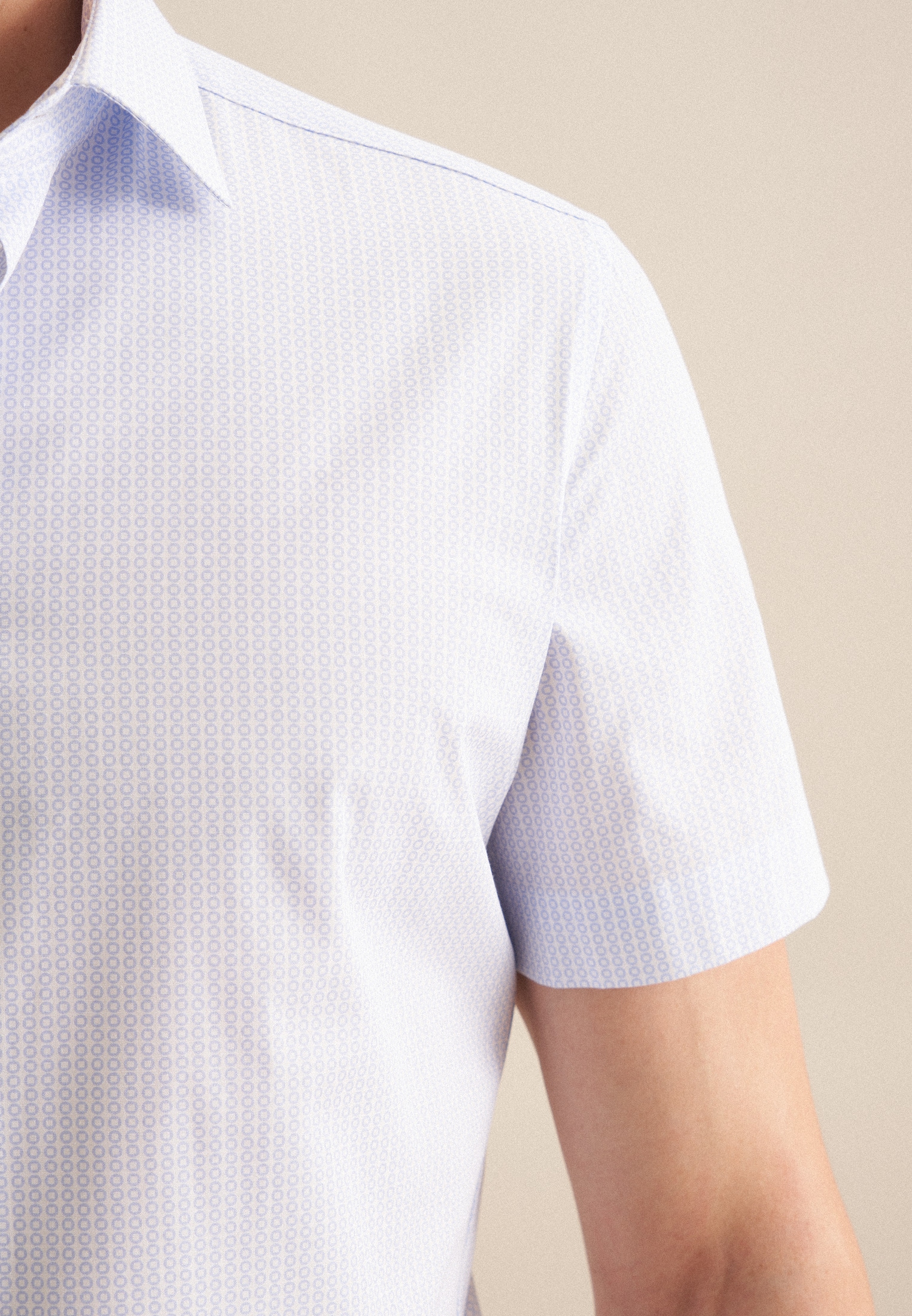 seidensticker Businesshemd »Slim« Slim 1/2 Kentkragen Druck