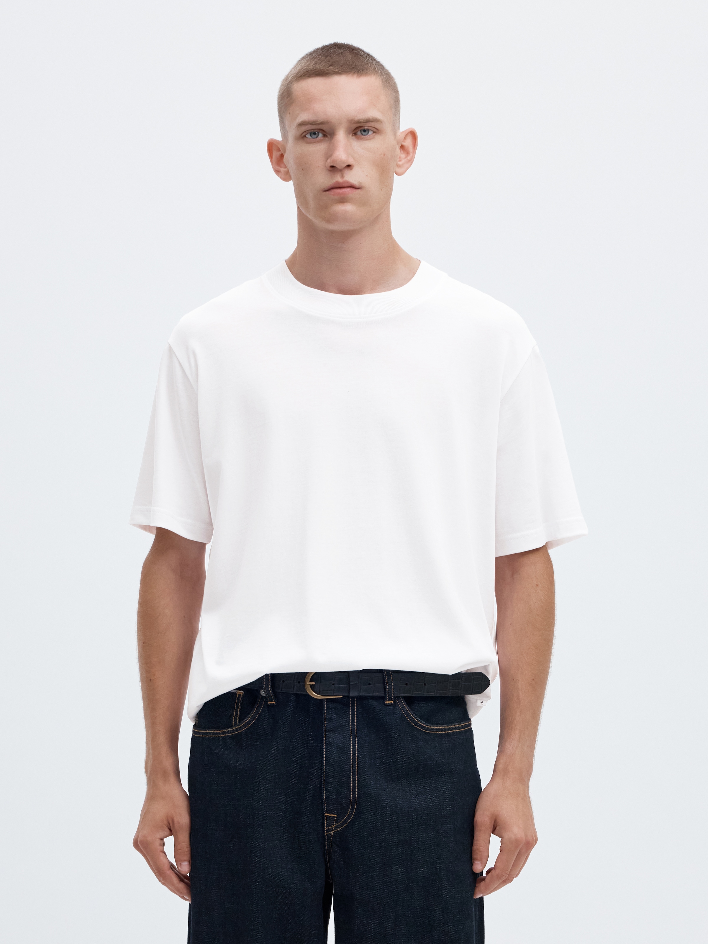 SELECTED Shirt à col rond »SLHCOLMAN SS O-NECK TEE NOOS«