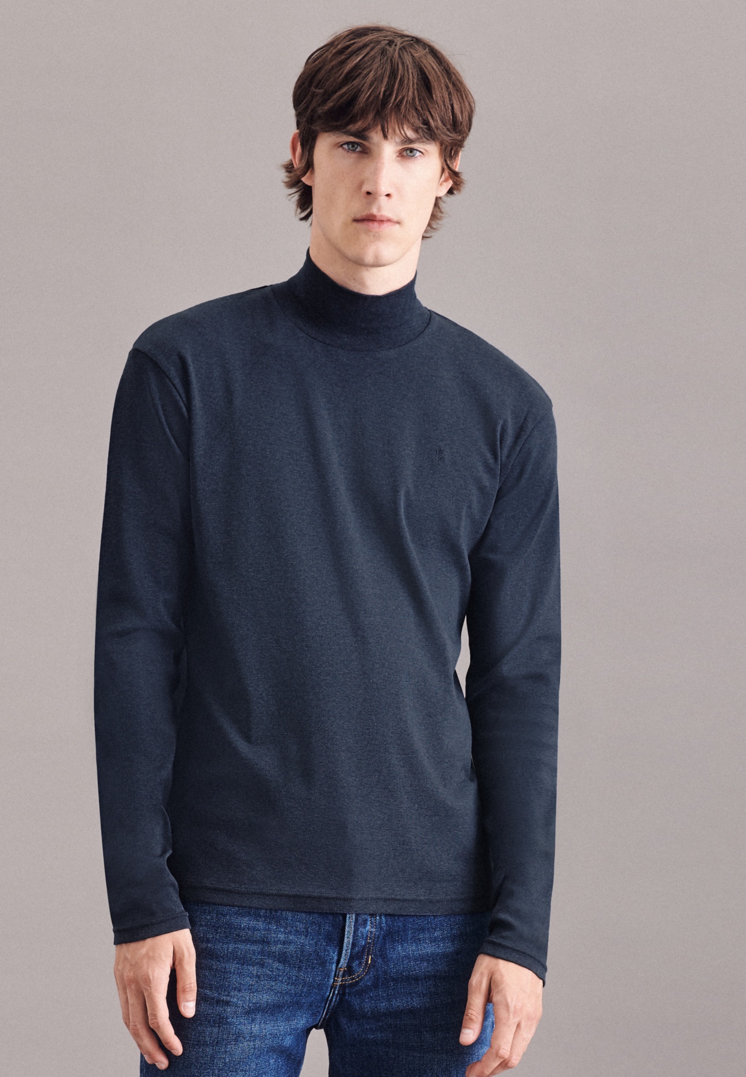 Image of seidensticker Stehkragenpullover »Schwarze Rose«, Langarm Stehkragen Uni bei Ackermann Versand Schweiz