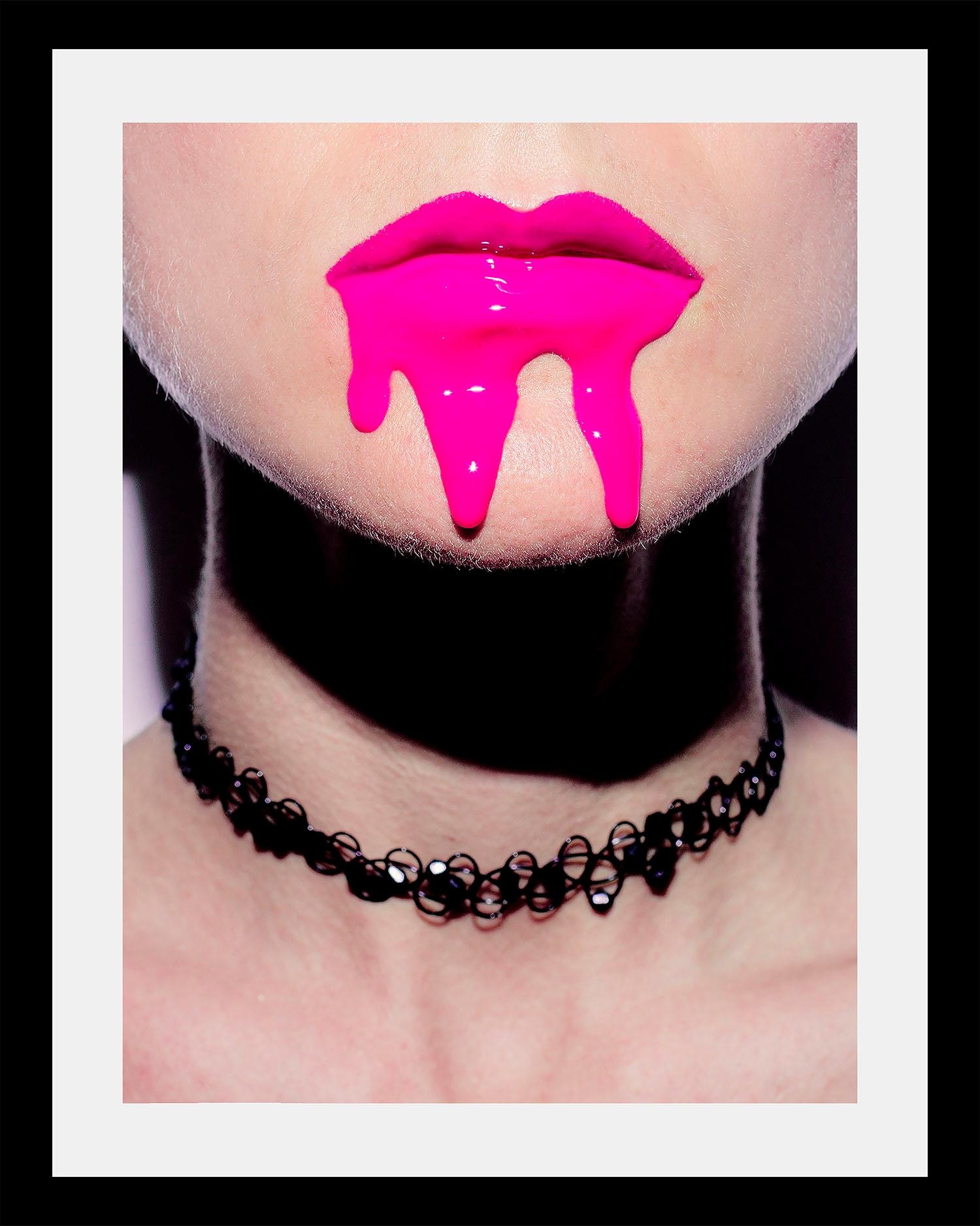 Image of queence Bild "Mund" Bilder von Frauen Bilder von Männern Erotische Bilder Kunst HD Premium Poster-Druck inkl. Holzrahmen