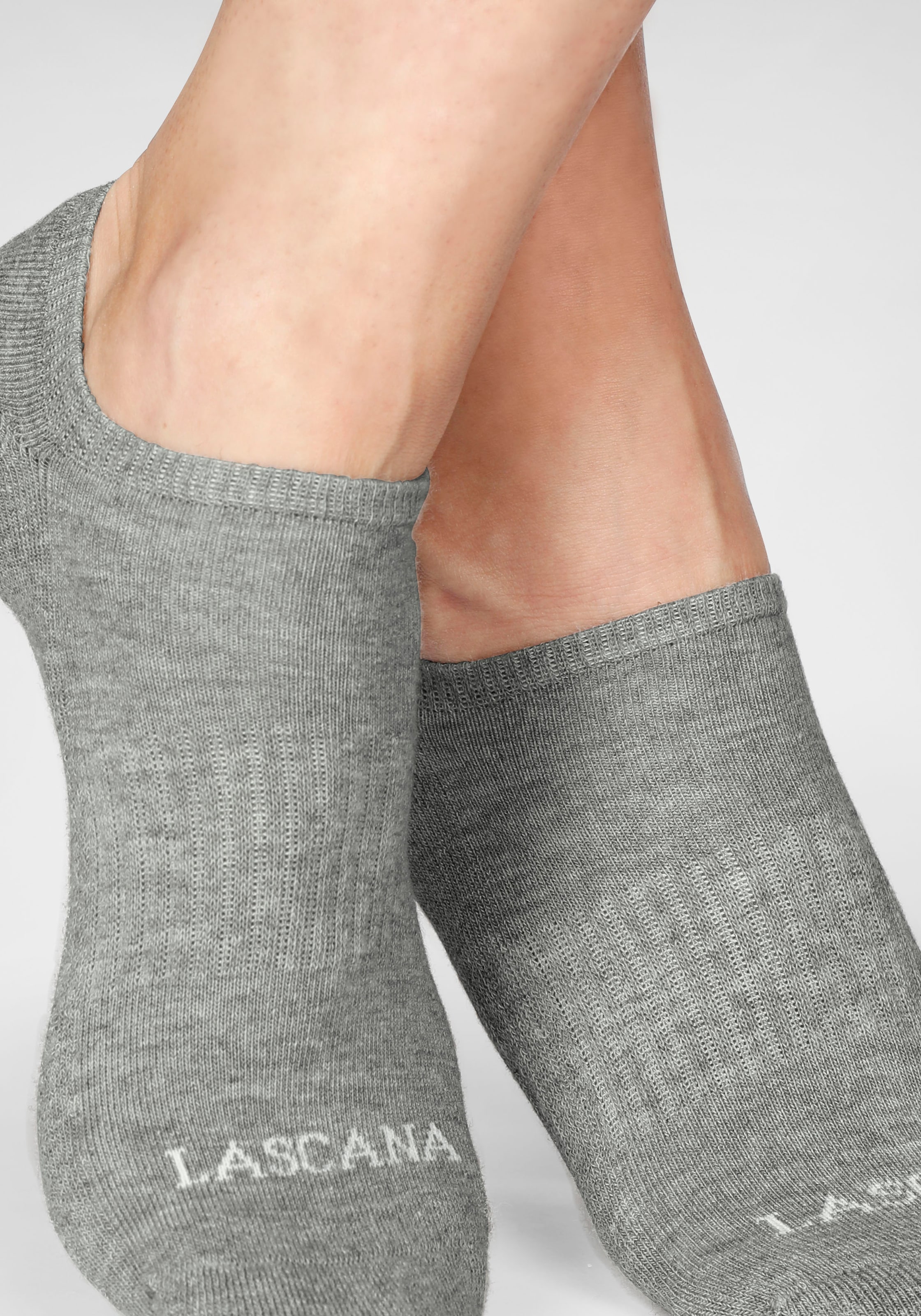 LASCANA ACTIVE Sneakersocken, (Packung, 7 Paar), mit Fussfrottee