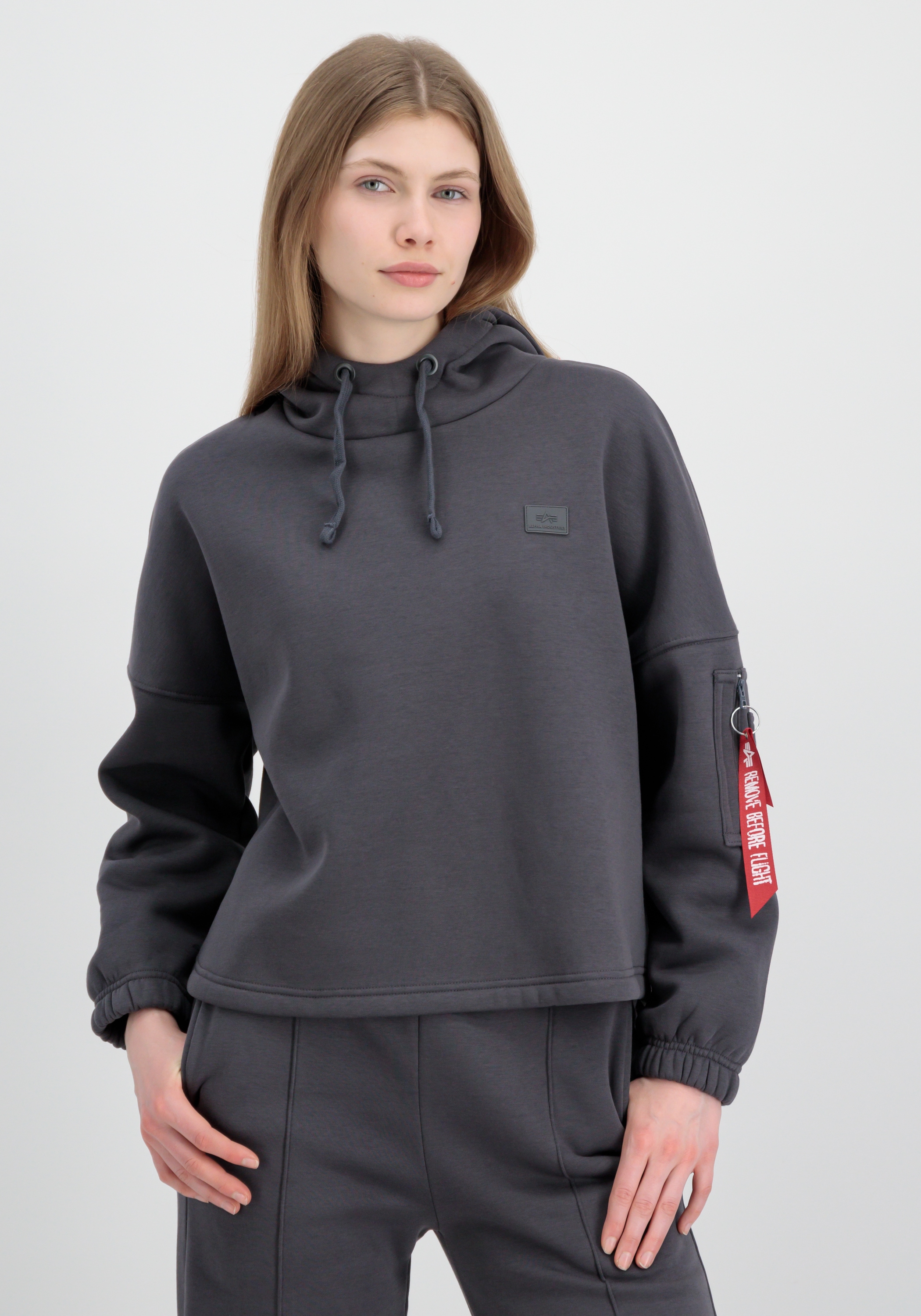 Alpha Industries Hoodie »Alpha Industries Women - Hoodies X-Fit Label OS Hoodie Wmn«