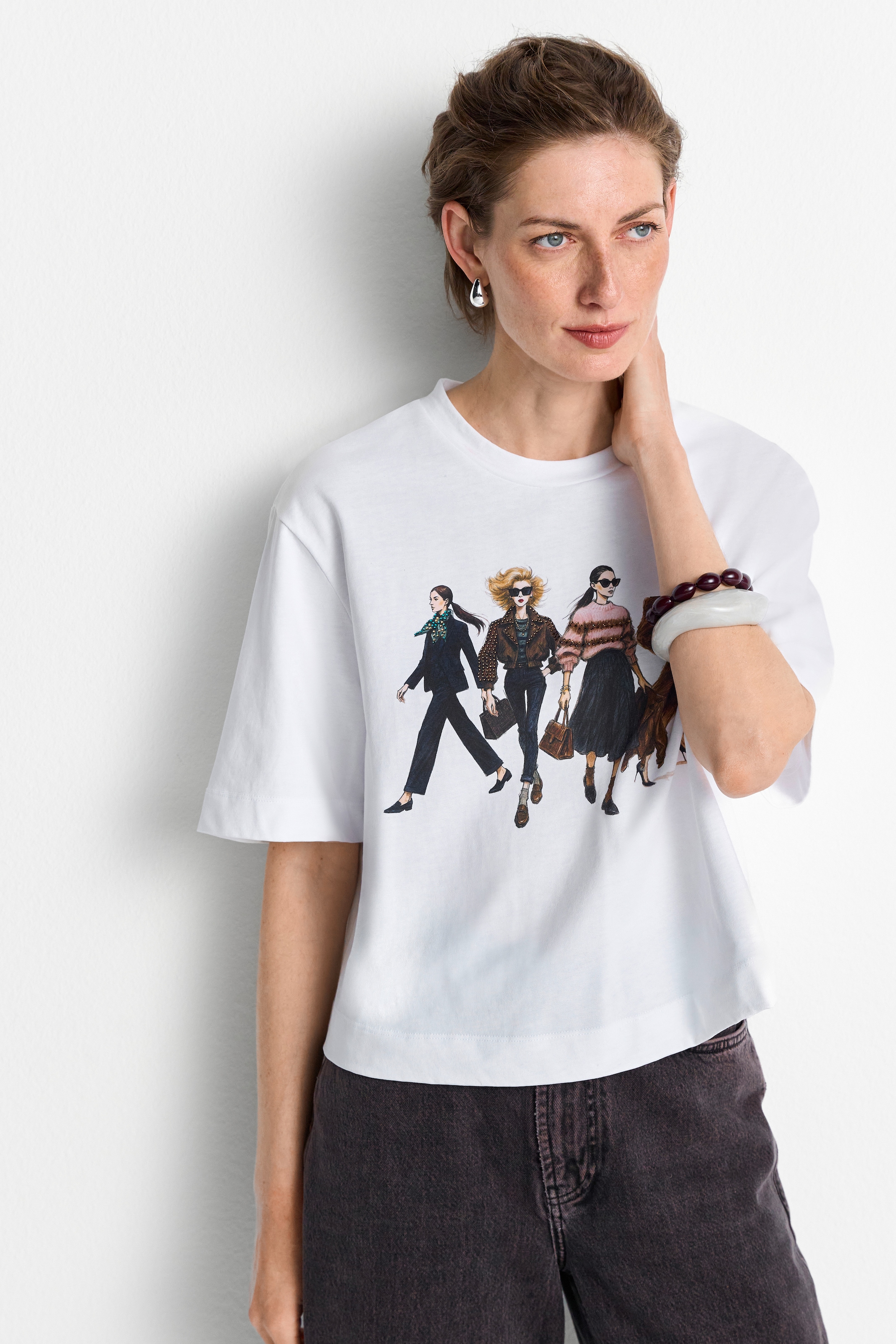 Image of RICHROYAL T-Shirt Regular fit mit Modeprint
