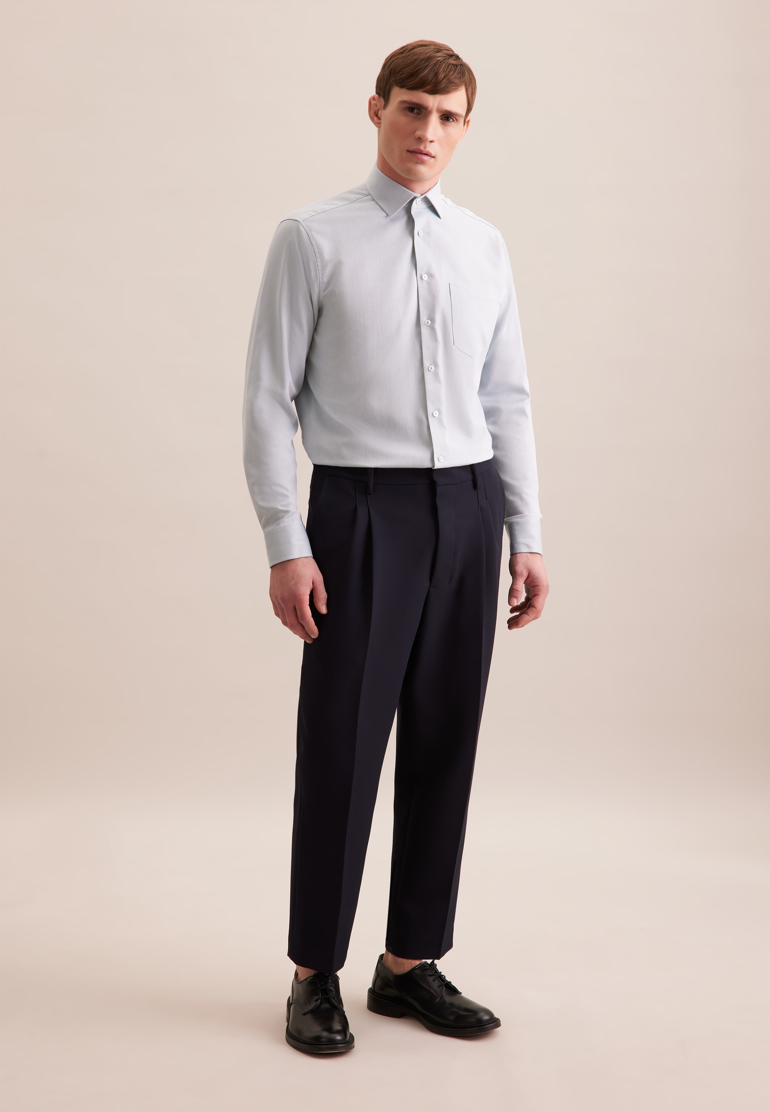 seidensticker Businesshemd »Regular« Regular 1/1 Kentkragen Struktur