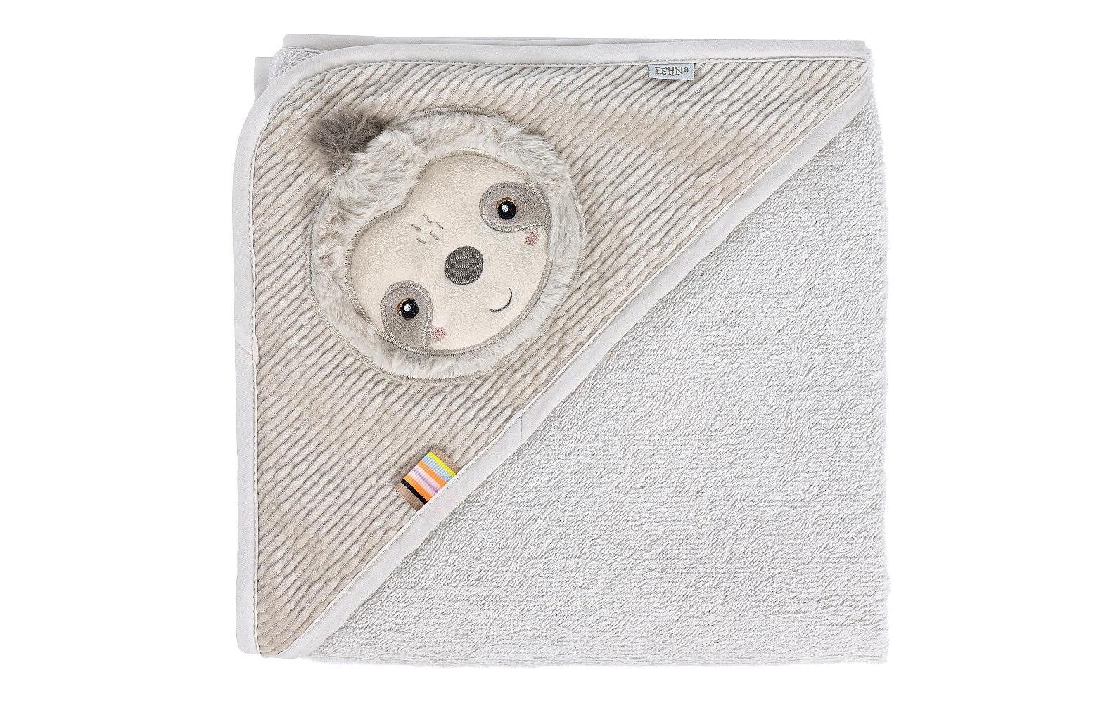 Fehn Kapuzenhandtuch "Faultier"