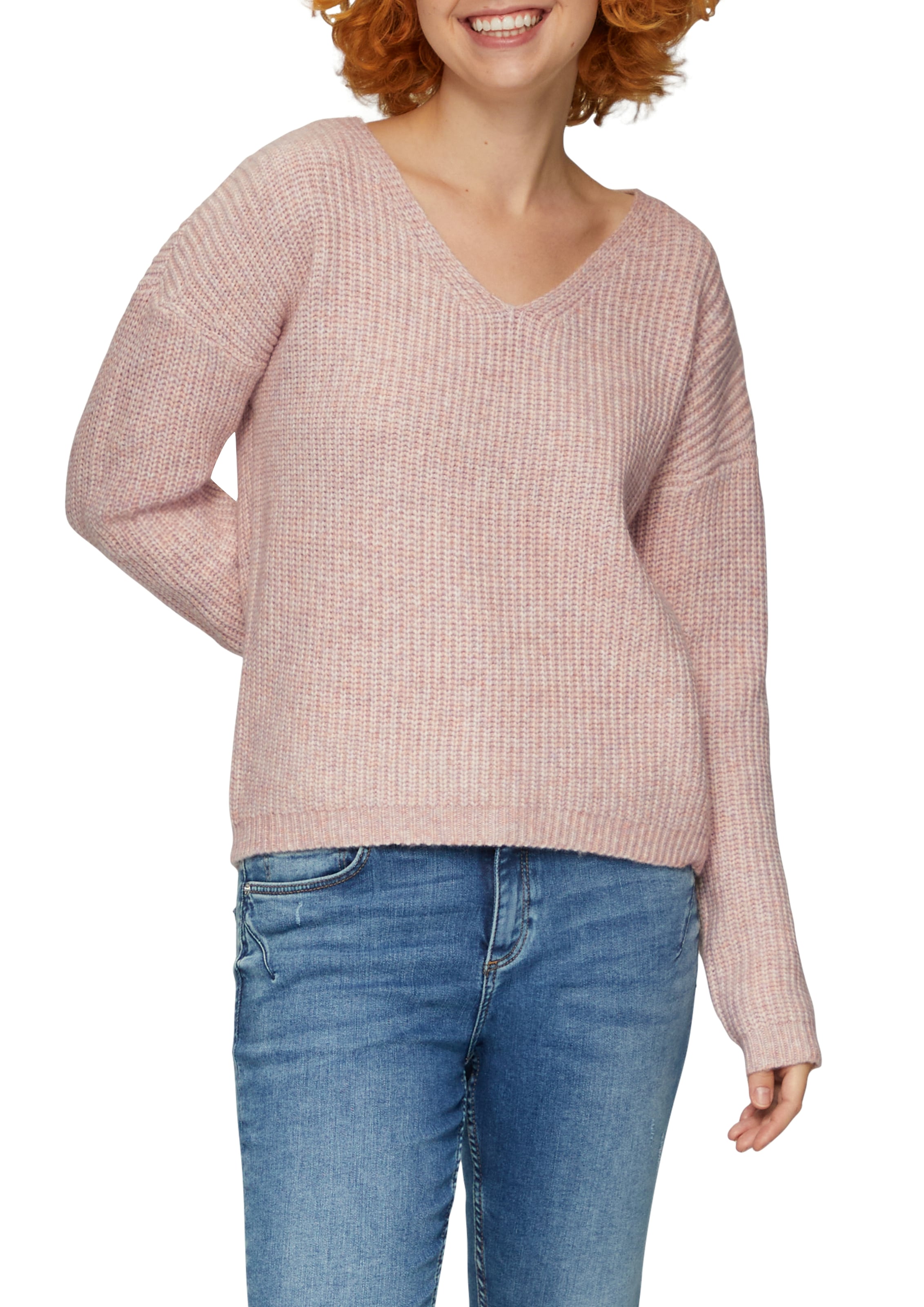 Image of QS Strickpullover in Melange Optik