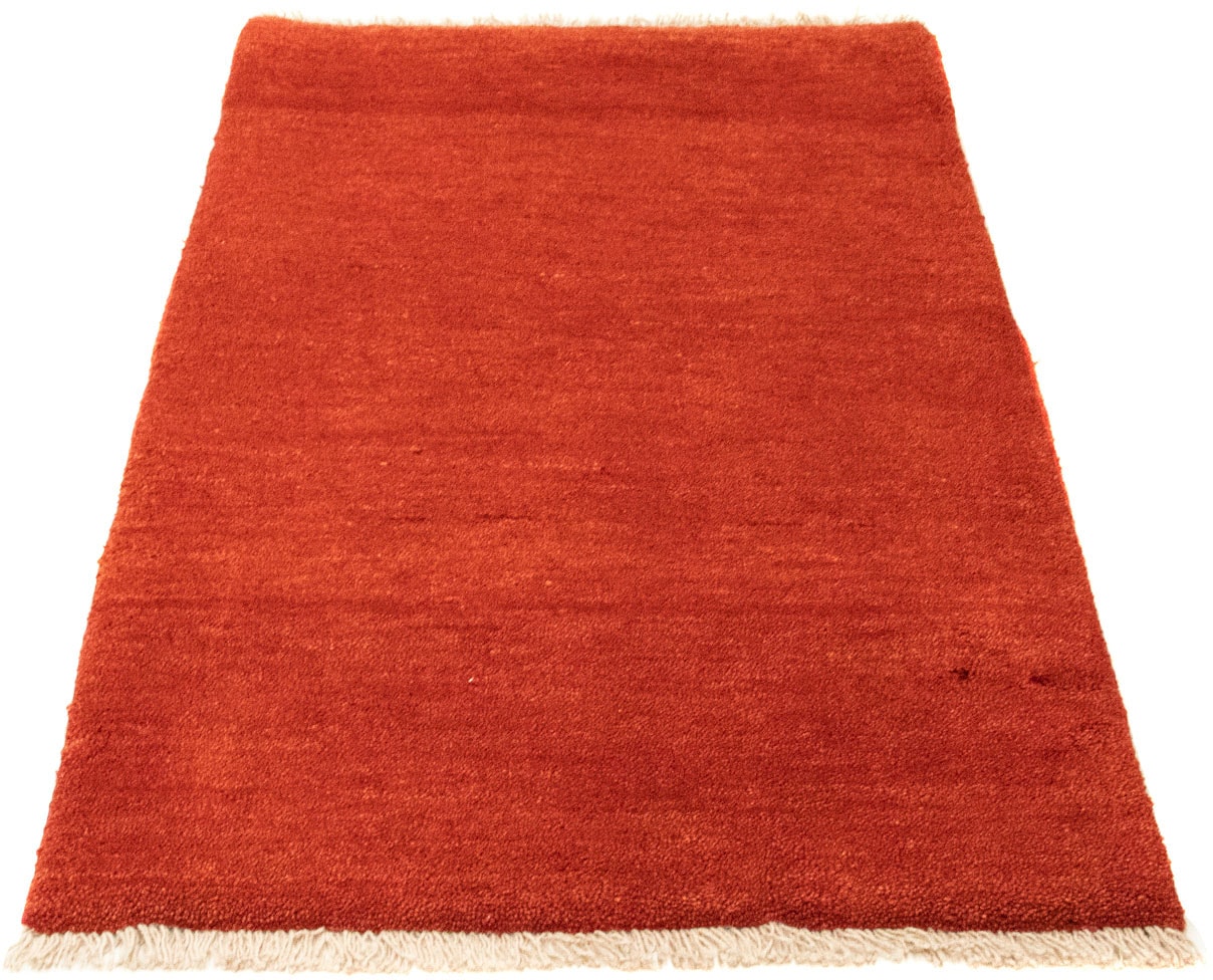 morgenland Wollteppich »Gabbeh Teppich handgeknüpft jetzt rechteckig, handgeknüpft rot«, kaufen