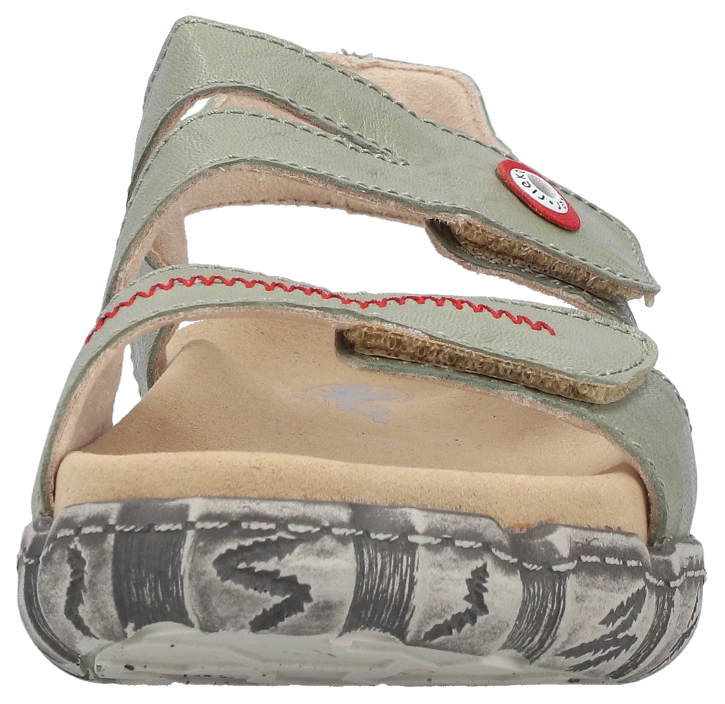 Rieker Sandale  Chaussure d'été, sandale velcro avec couture décorative