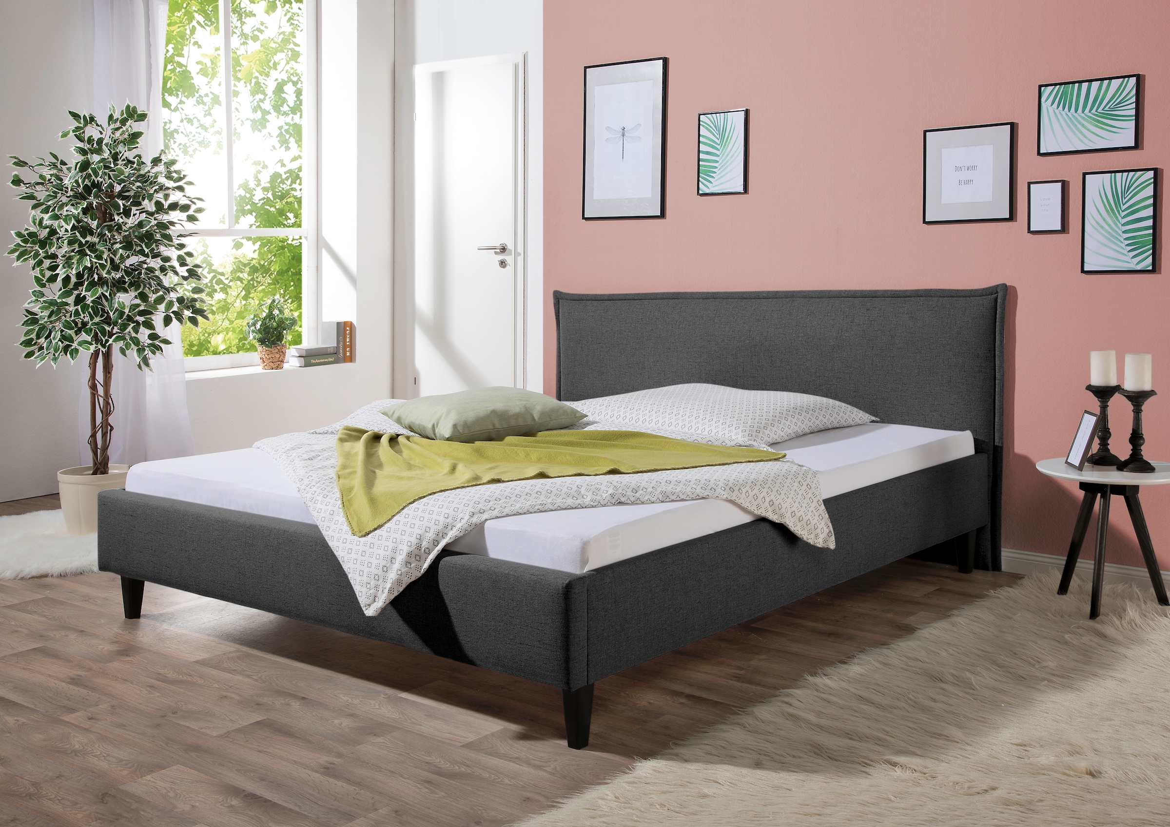 Maintal Polsterbett "Gustine" Bettseiten zerlegt, ohne Bettkasten