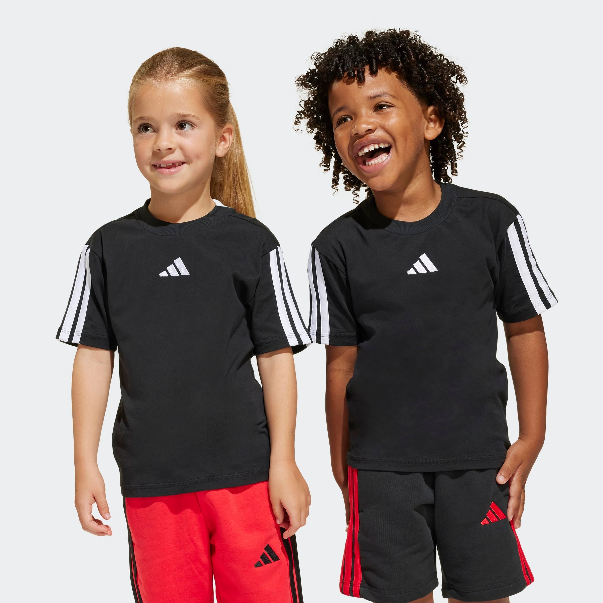 Image of adidas Sportswear T-Shirt "ESSENTIALS KIDS" sportlicher Stil, Kurzarm, ohne Verschluss, Rundhalsausschnitt