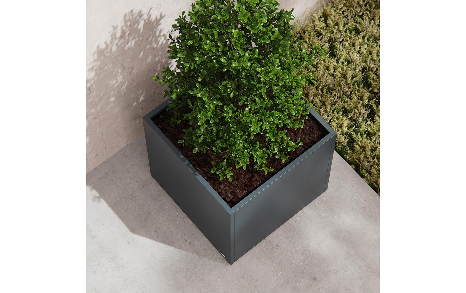Herstera Garden Pflanzkübel »Metall Würfel«
