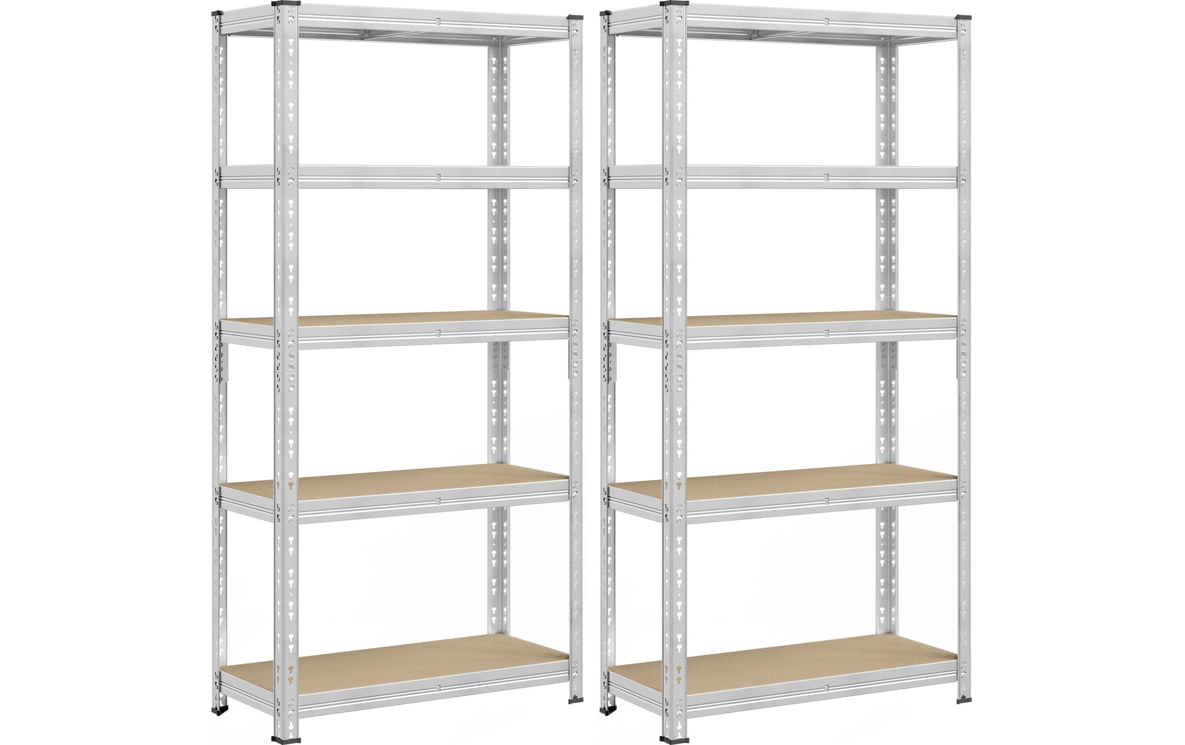 SONGMICS Étagère pour charges lourdes »Heavy-Duty Storage Shelves« Ensemble d'étagères lourdes avec étagères réglables et haute capacité de charge