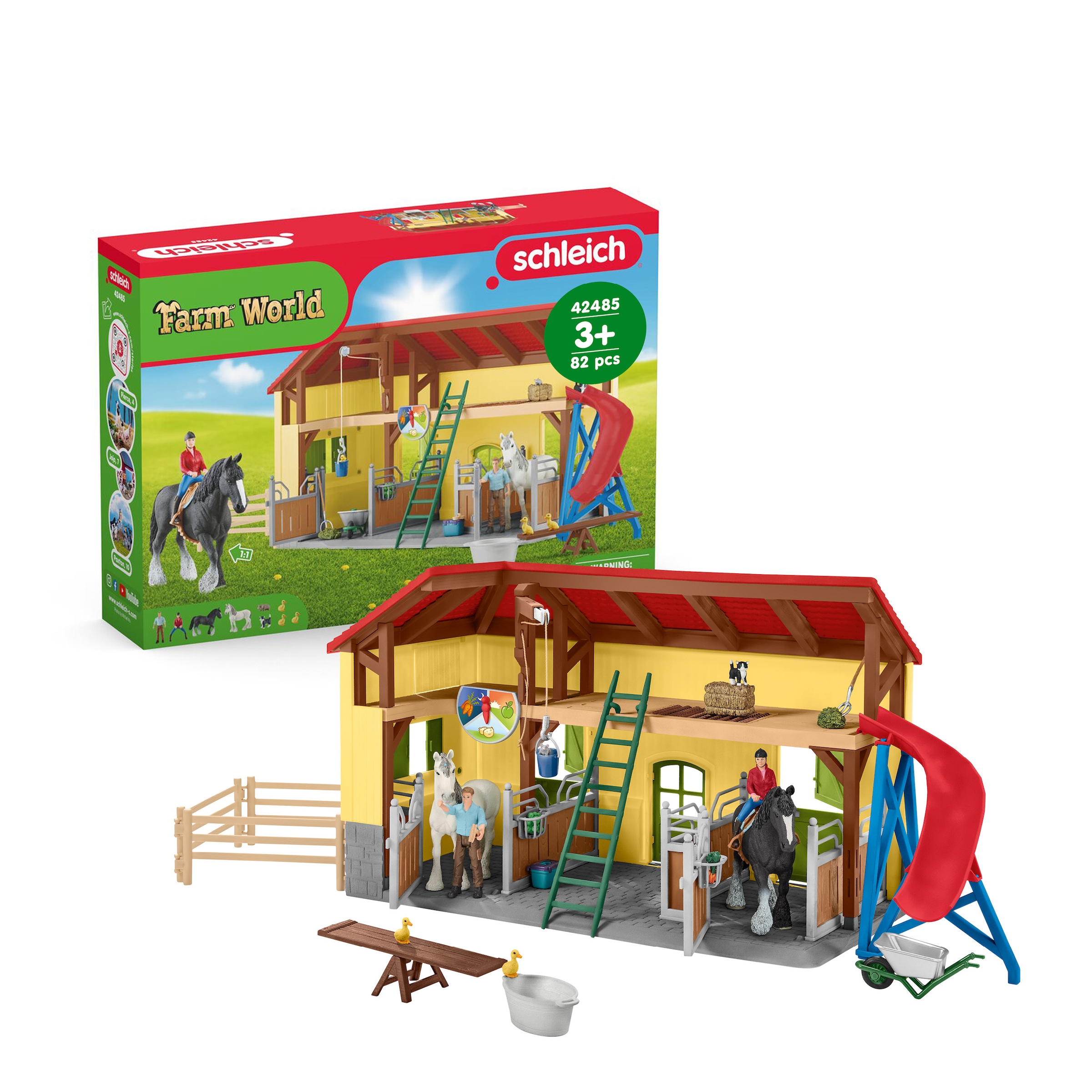Image of Schleich Spielwelt "FARM WORLD, Pferdestall (42485)"