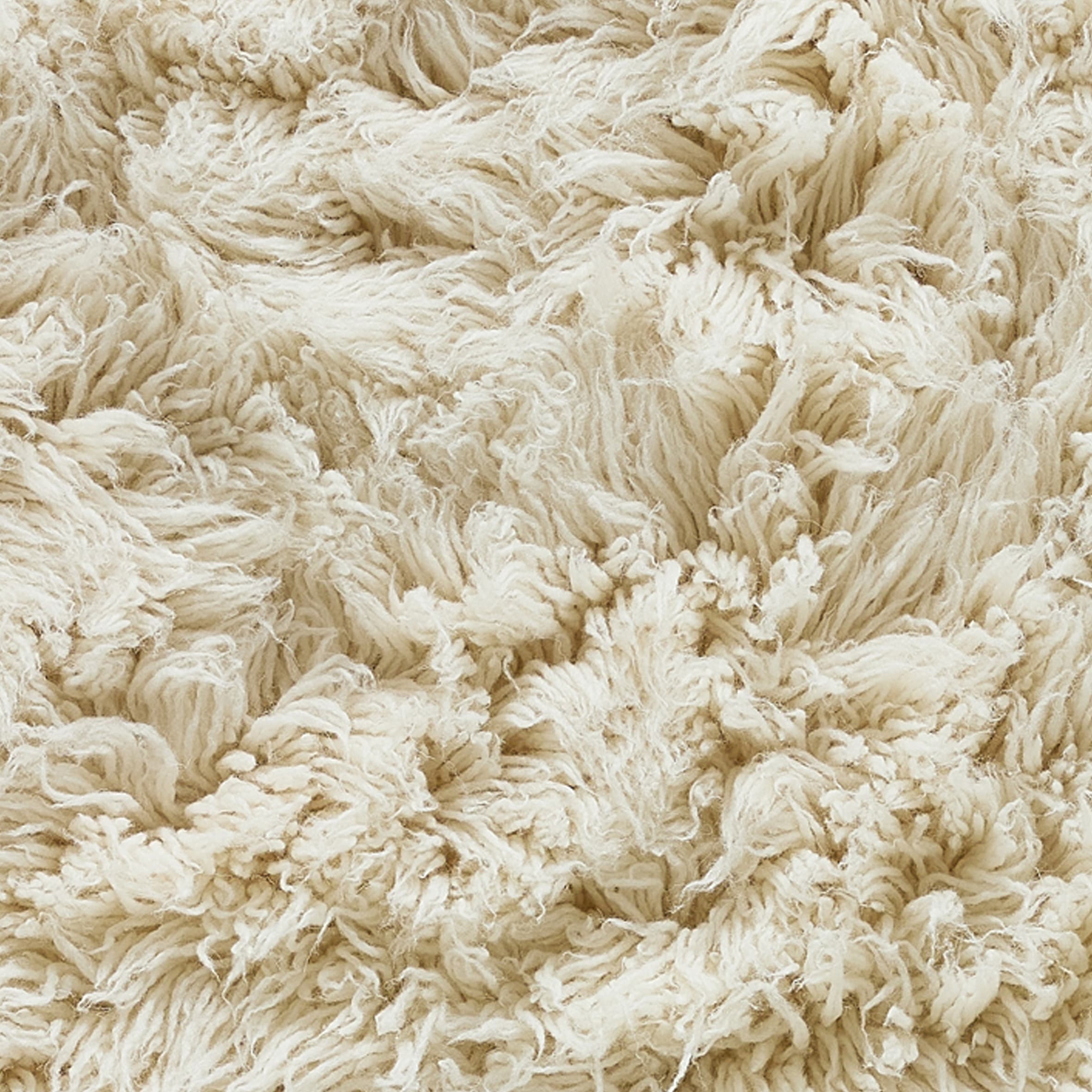 THEKO Wollteppich »Alba Uni« rechteckig 70 mm Höhe original griechischer Flokati, Hochflor, reine Wolle, Unifarben
