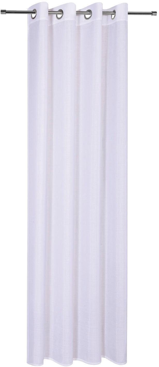 Image of Gerster Vorhang "Austen" Ösen 1 Stk. tlg. recyceltes Polyester, monochrom, samt, Thermo