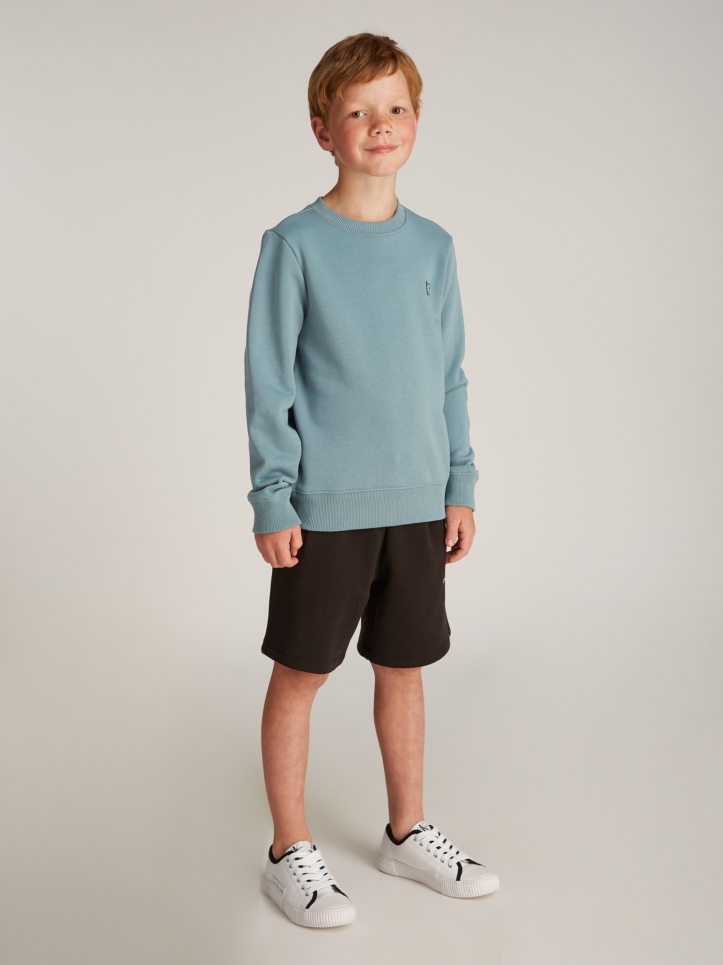Calvin Klein Jeans Sweatshirt »MONOGRAM MINI BADGE CREWNECK«, für Kinder bis 16 Jahre