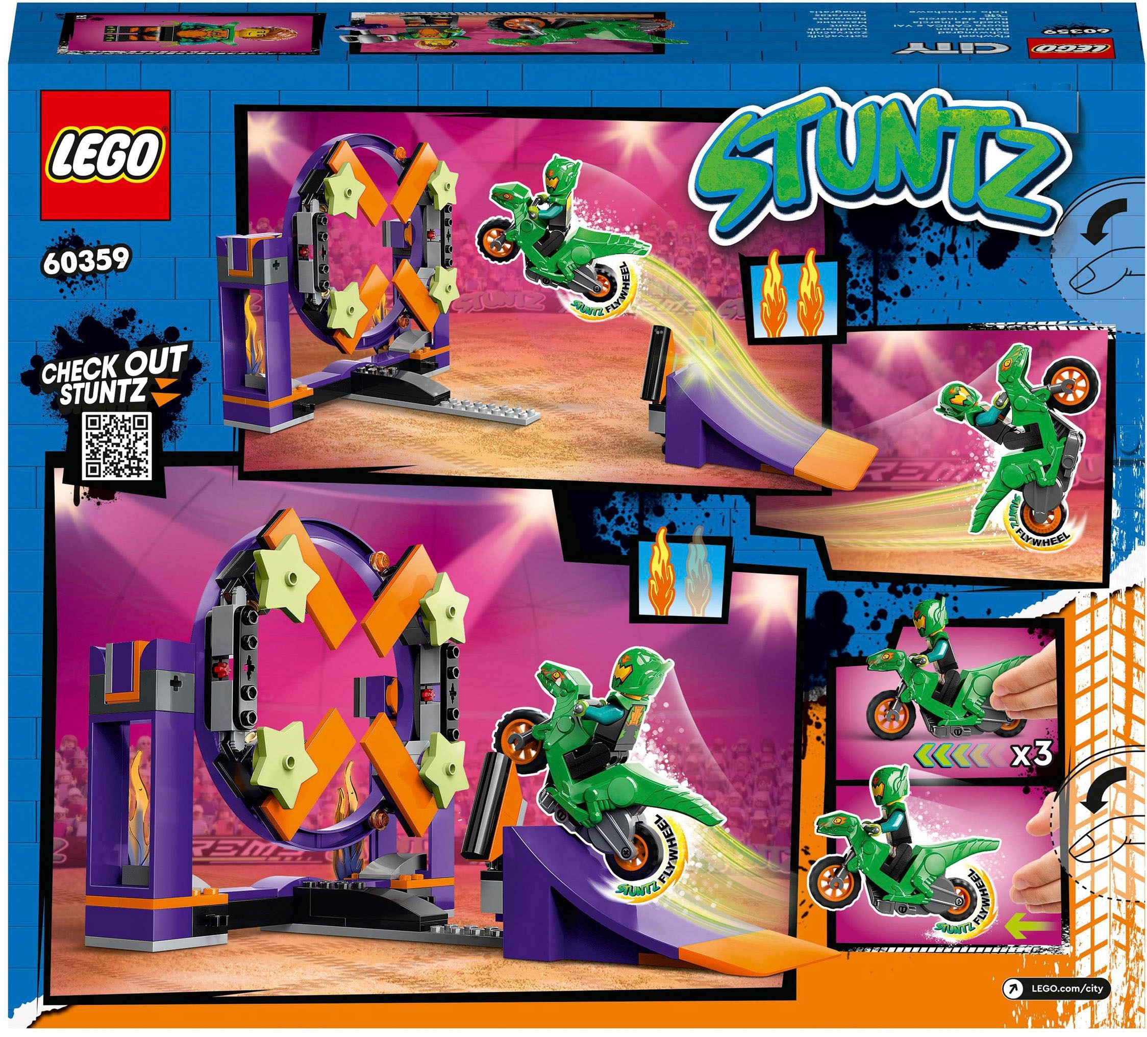 LEGO® Konstruktionsspielsteine »Sturzflug-Challenge (60359), LEGO® City Stuntz«, (144 St.)