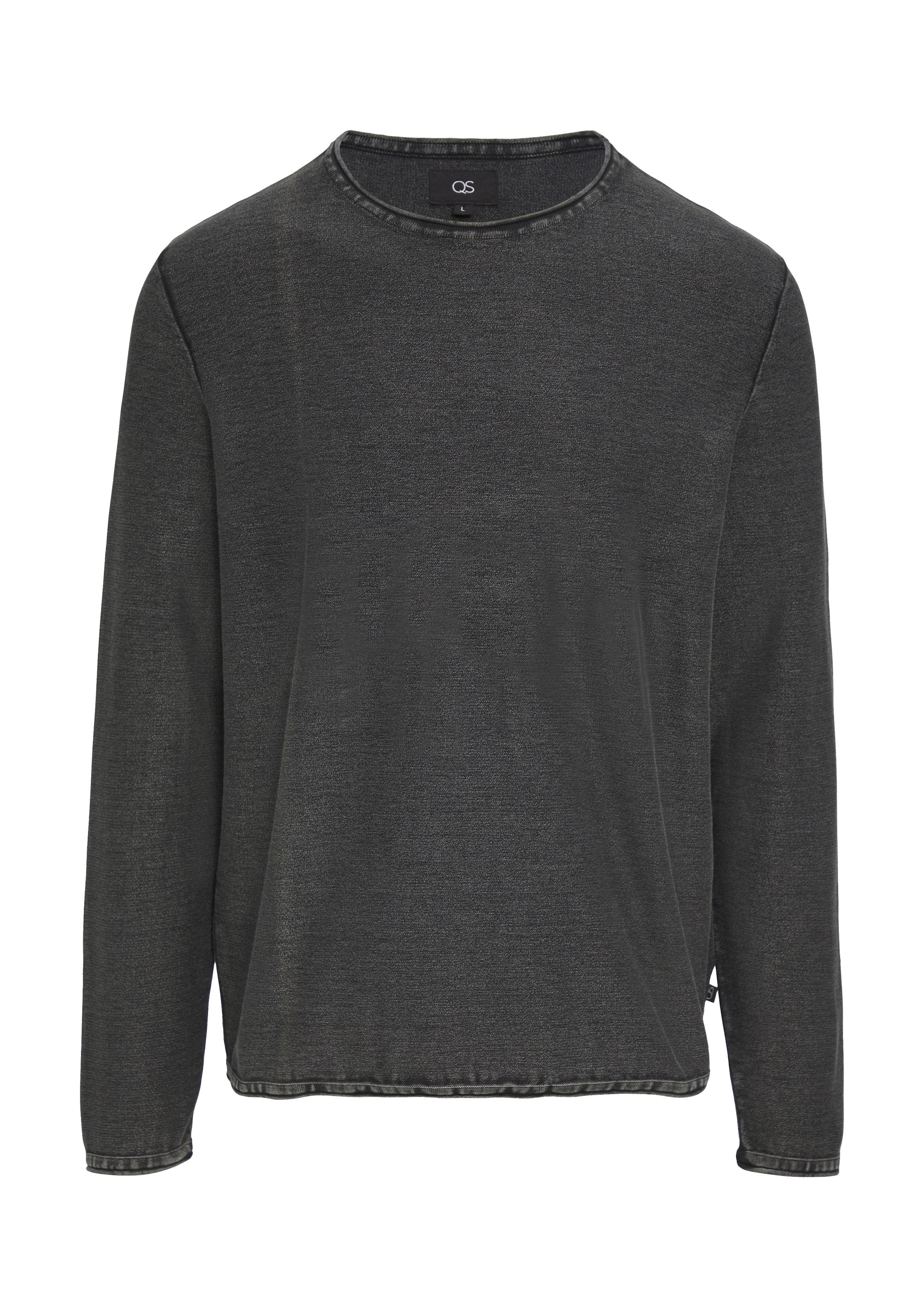 QS Pull en tricot avec bord roulé