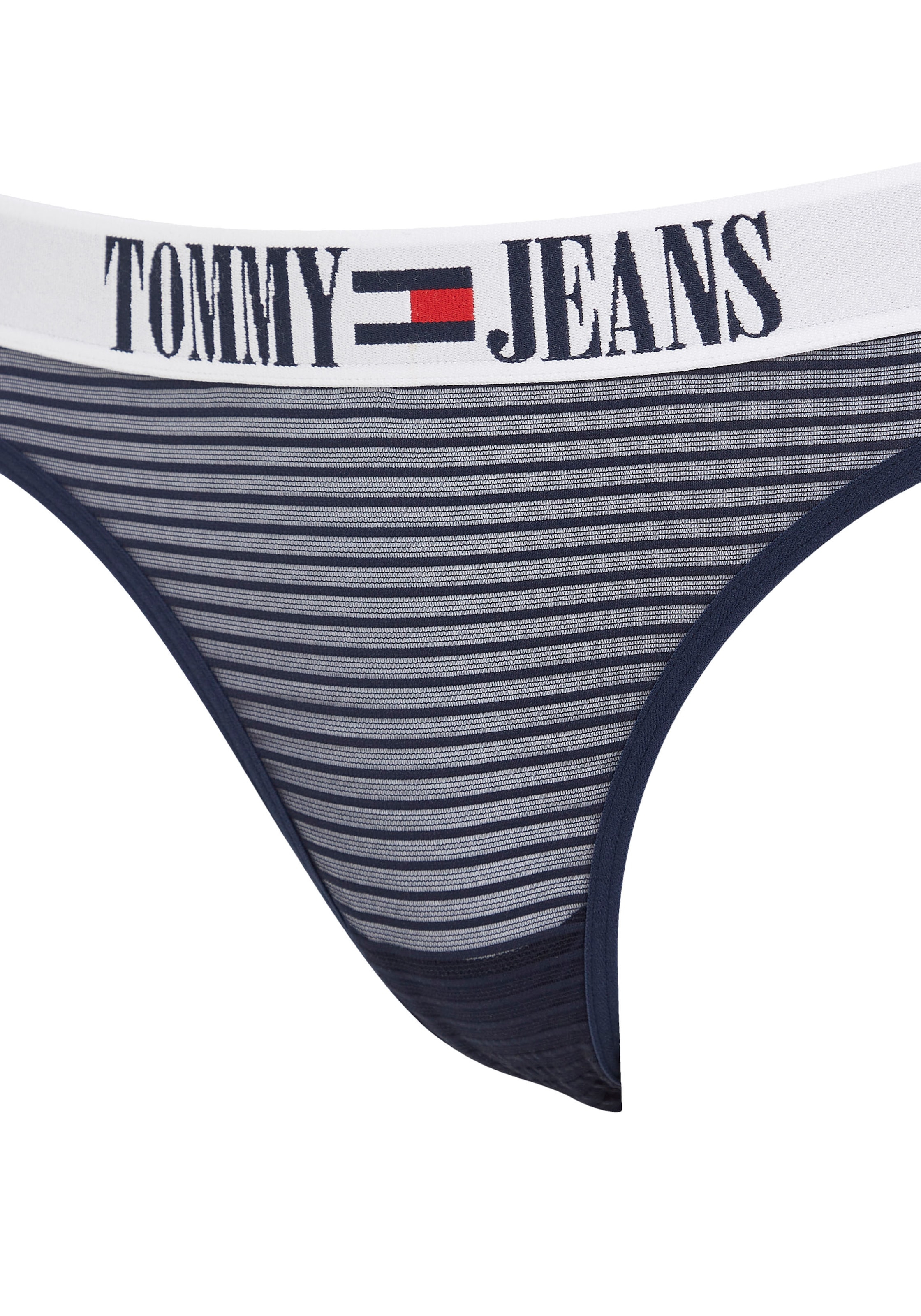 T-String Hilfiger Underwear »THONG«, versandkostenfrei Tommy auf Markenlabel mit Tommy Hilfiger ♕