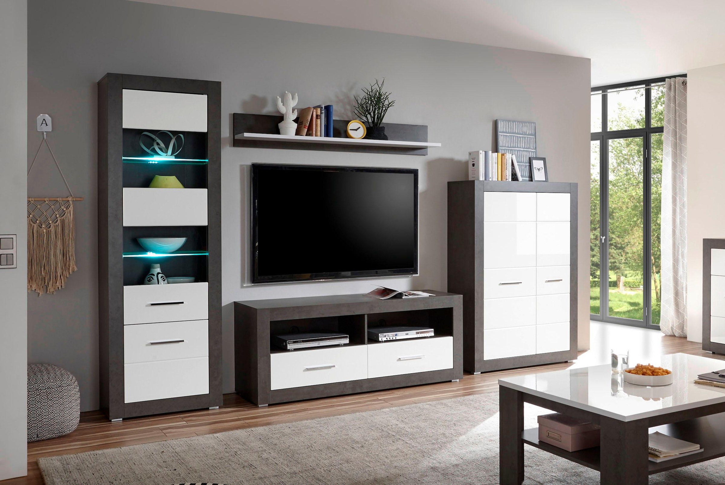 Home affaire Wohnwand »Etero« Set, 4 Stk. tlg.