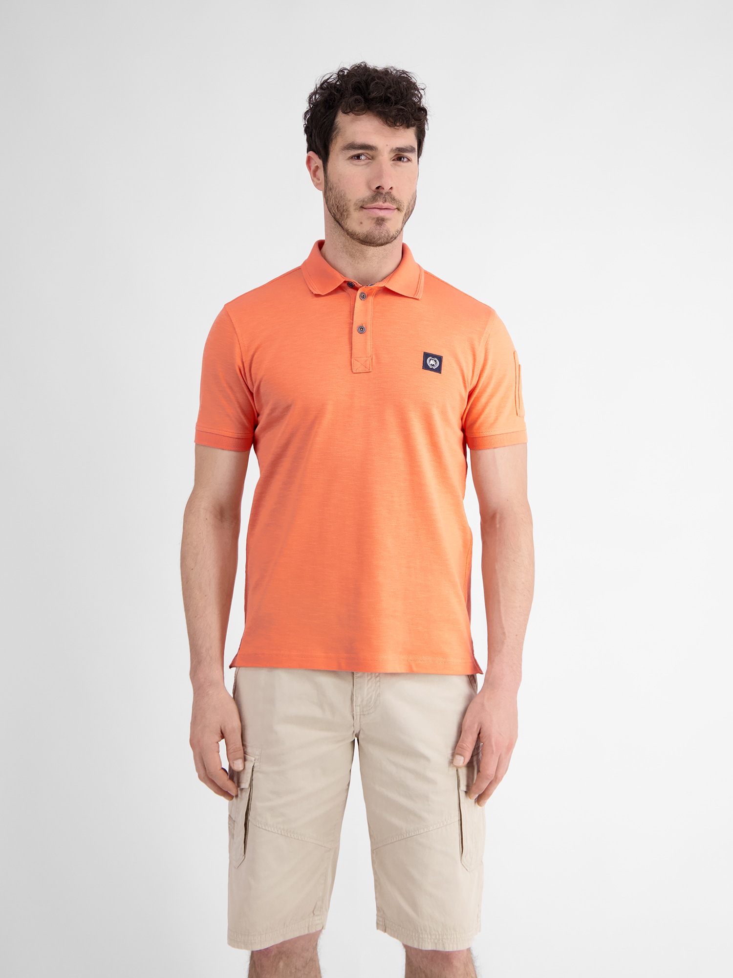 LERROS Poloshirt »LERROS Unifarbenes Poloshirt«