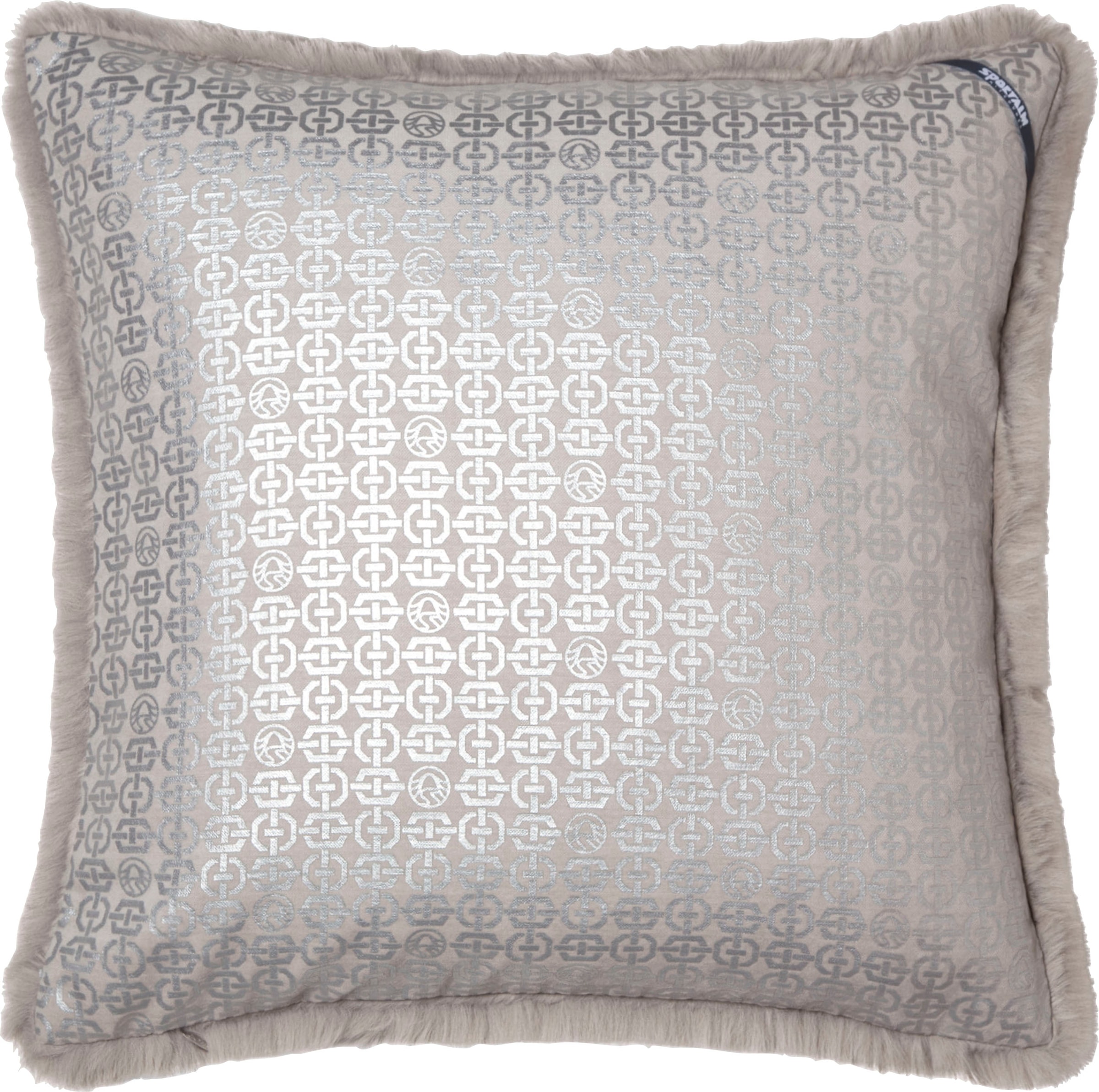 Image of Sportalm Kitzbühel Dekokissen "Mojito" aus kuschelweichem Kunstfell