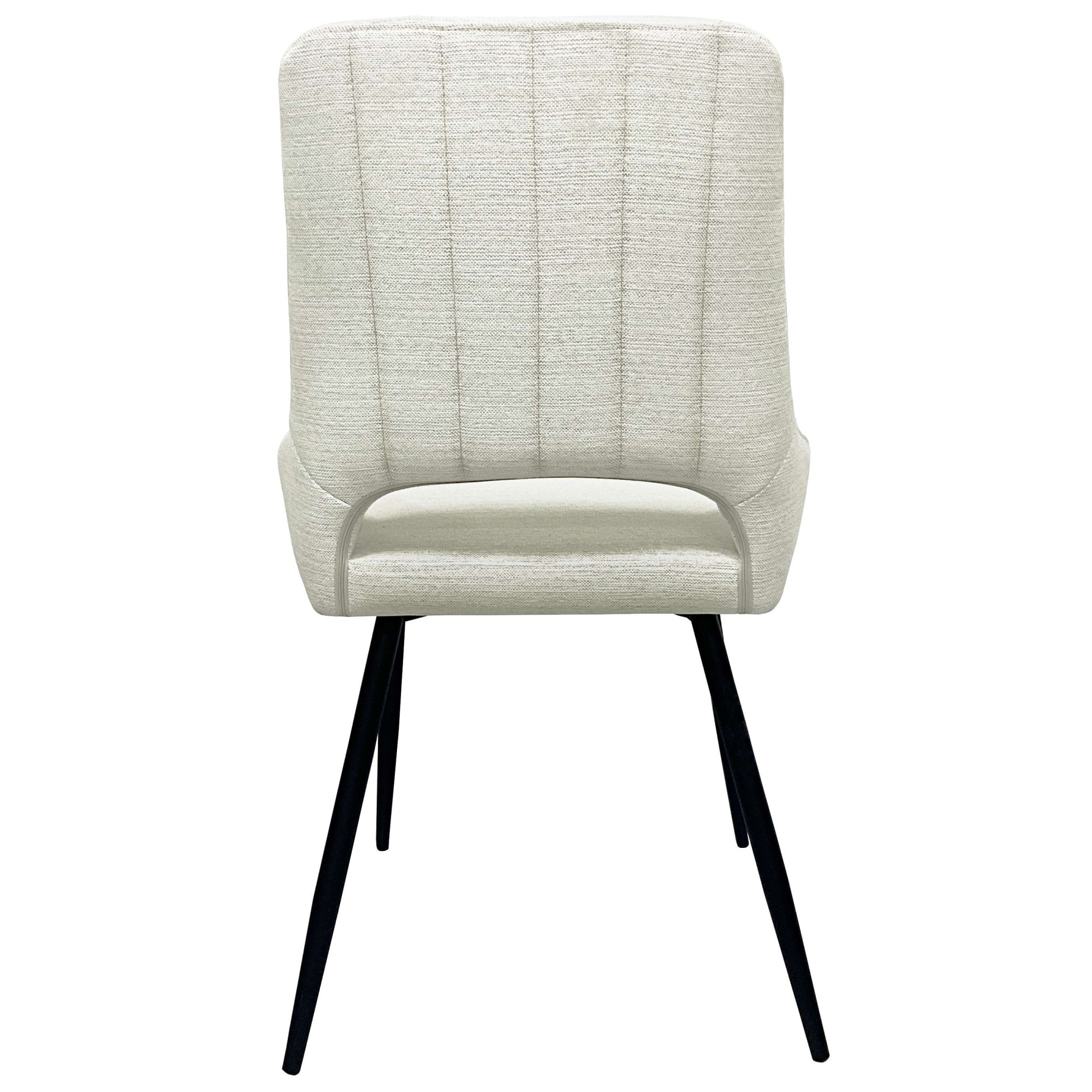GOODproduct Chaise de salle à manger »Derrek« (Ensemble) lot de 2 avec dossier rembourré