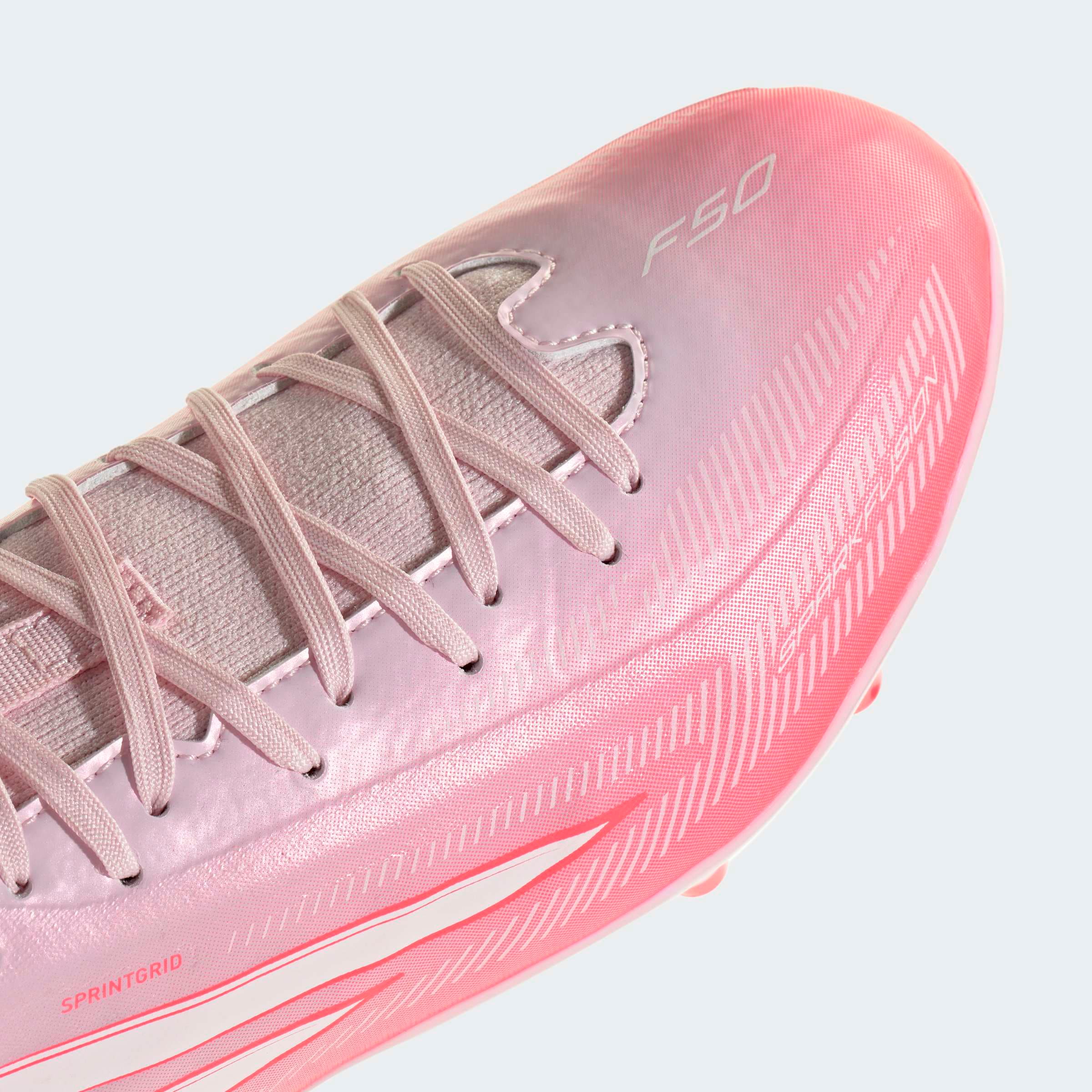 adidas Performance Chaussure de football »F50 SPARKFUSION LEAGUE KIDS , FESTE BÖDEN / KUNSTRASEN, HALBHOCH GESCH«  Convient pour terrains en gazon et gazon synthétique, pour adolescents & enfants