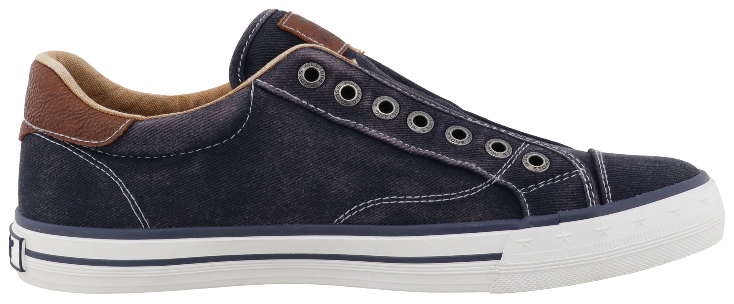 Mustang Shoes »Calogero«  Mocassin, chaussure décontractée, chaussure basse avec coutures contrastées